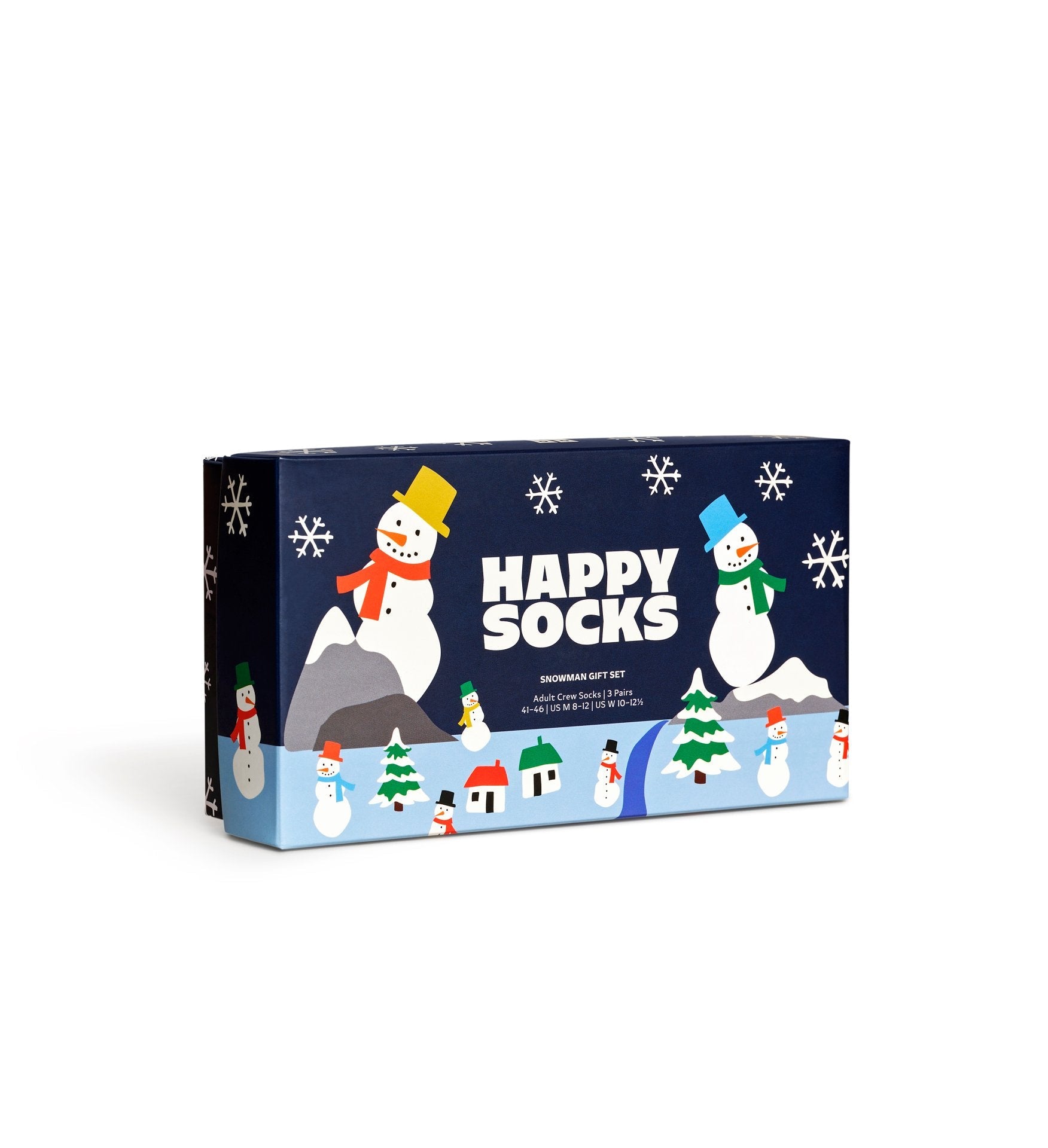 Happy Socks 3-Pack Snowman Socks Gift Set