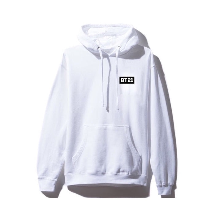 ASSC X BT21 Collab Peekaboo White Hoodie S