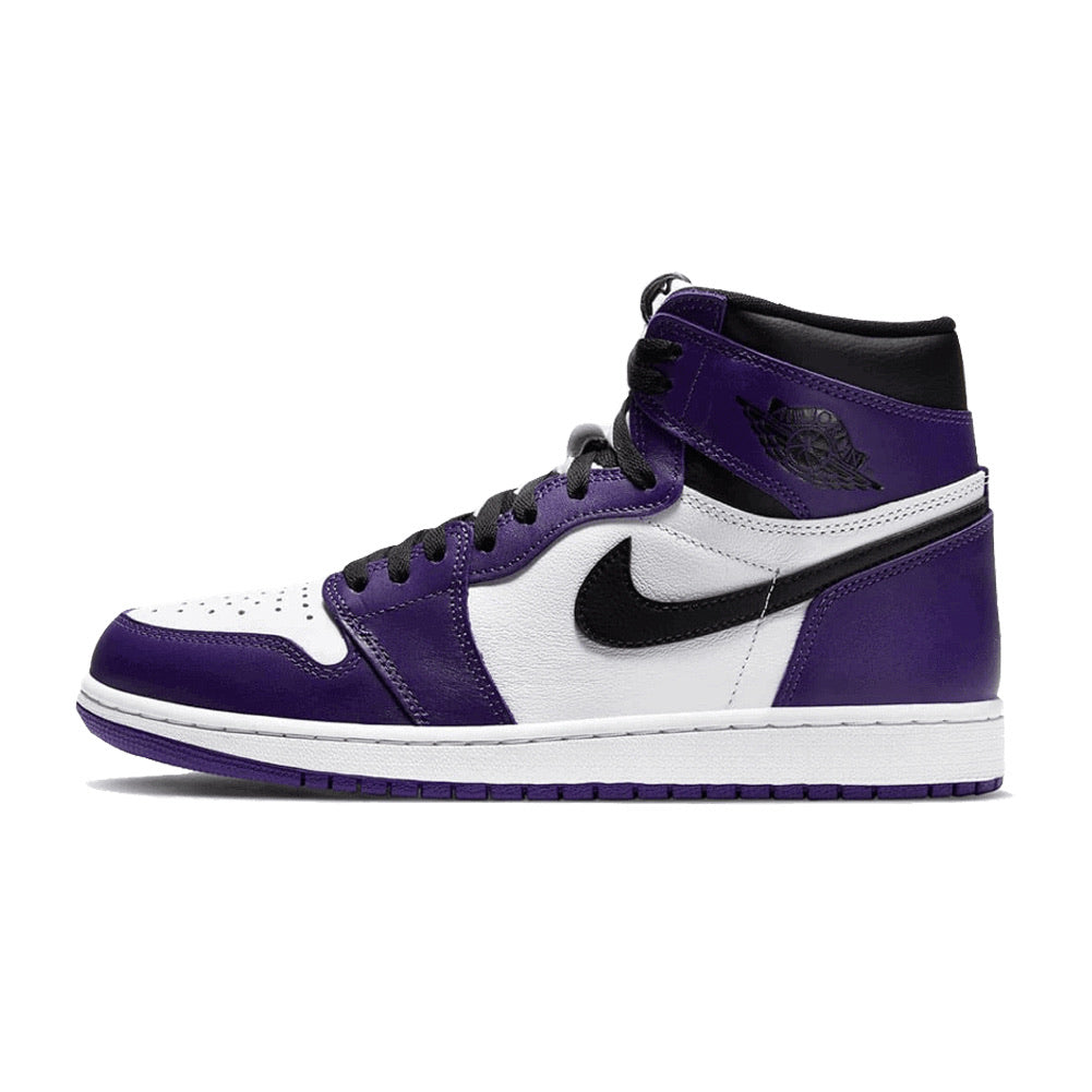 Jordan 1 Retro High Court Purple White - Crepdog Crew