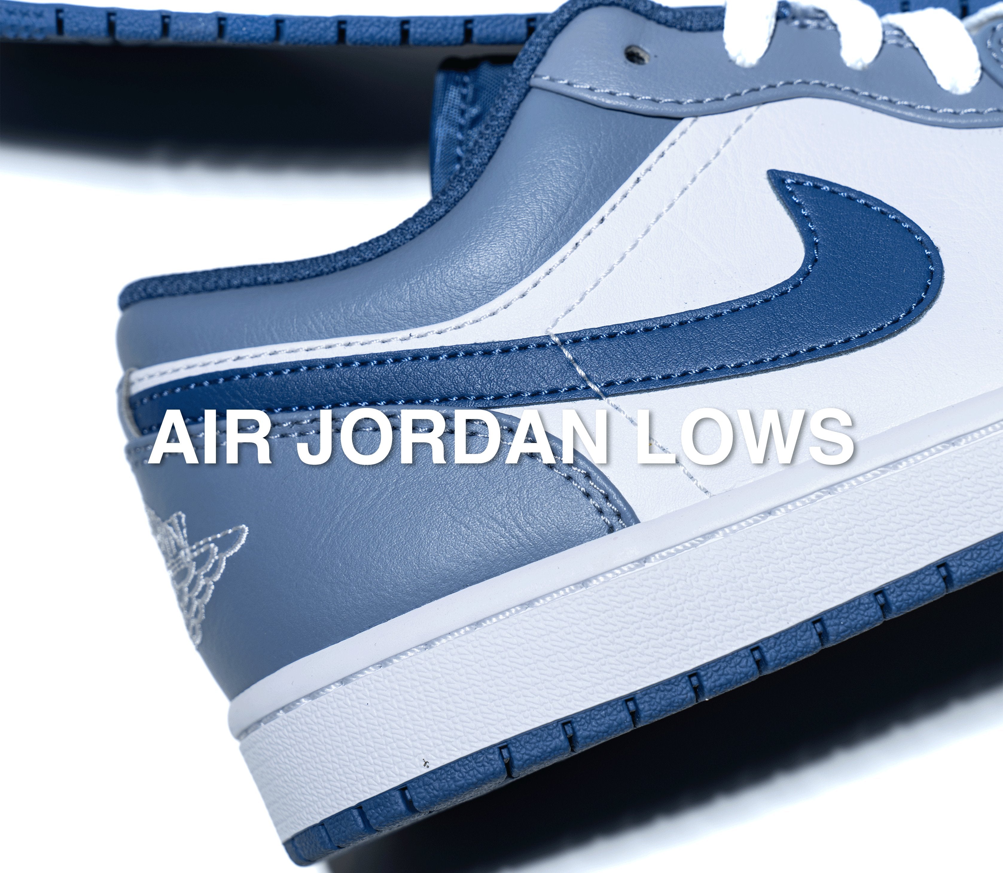 Air Jordan Men's 1 Low White Toe Sneakers
