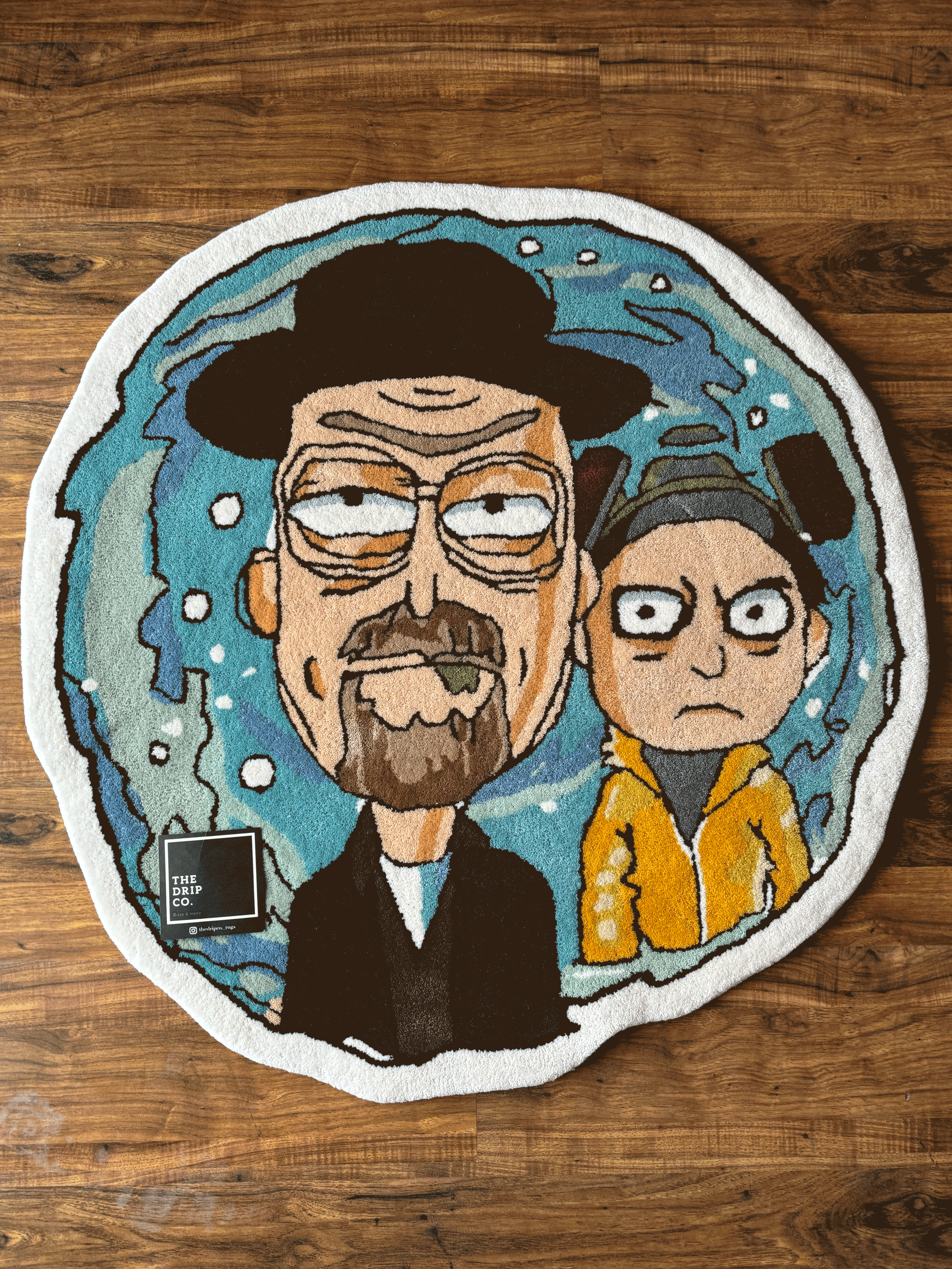 Rick & Morty X Breaking Bad Hand Tufted Rug