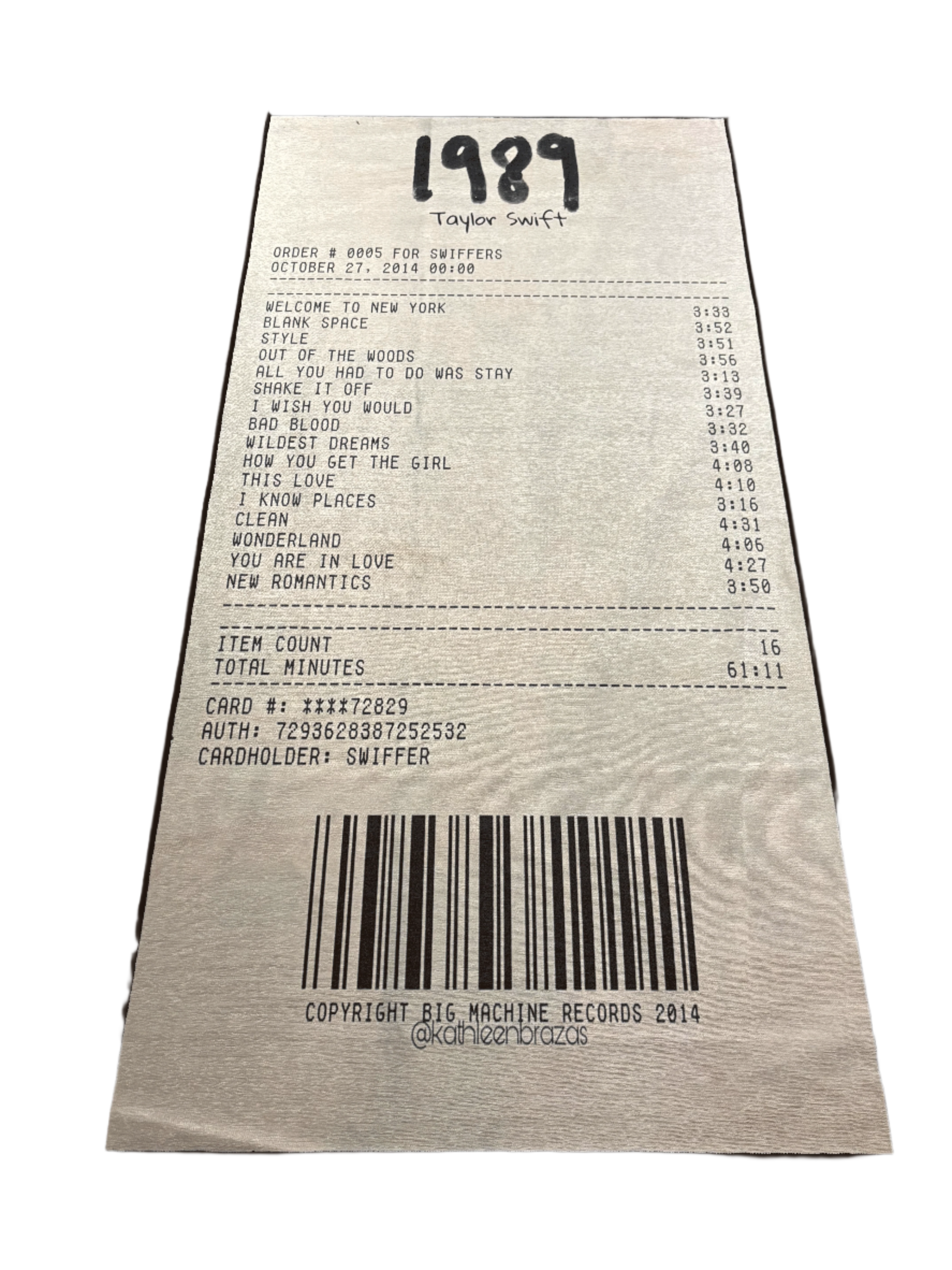 taylor swift music album Washable Custom Rug