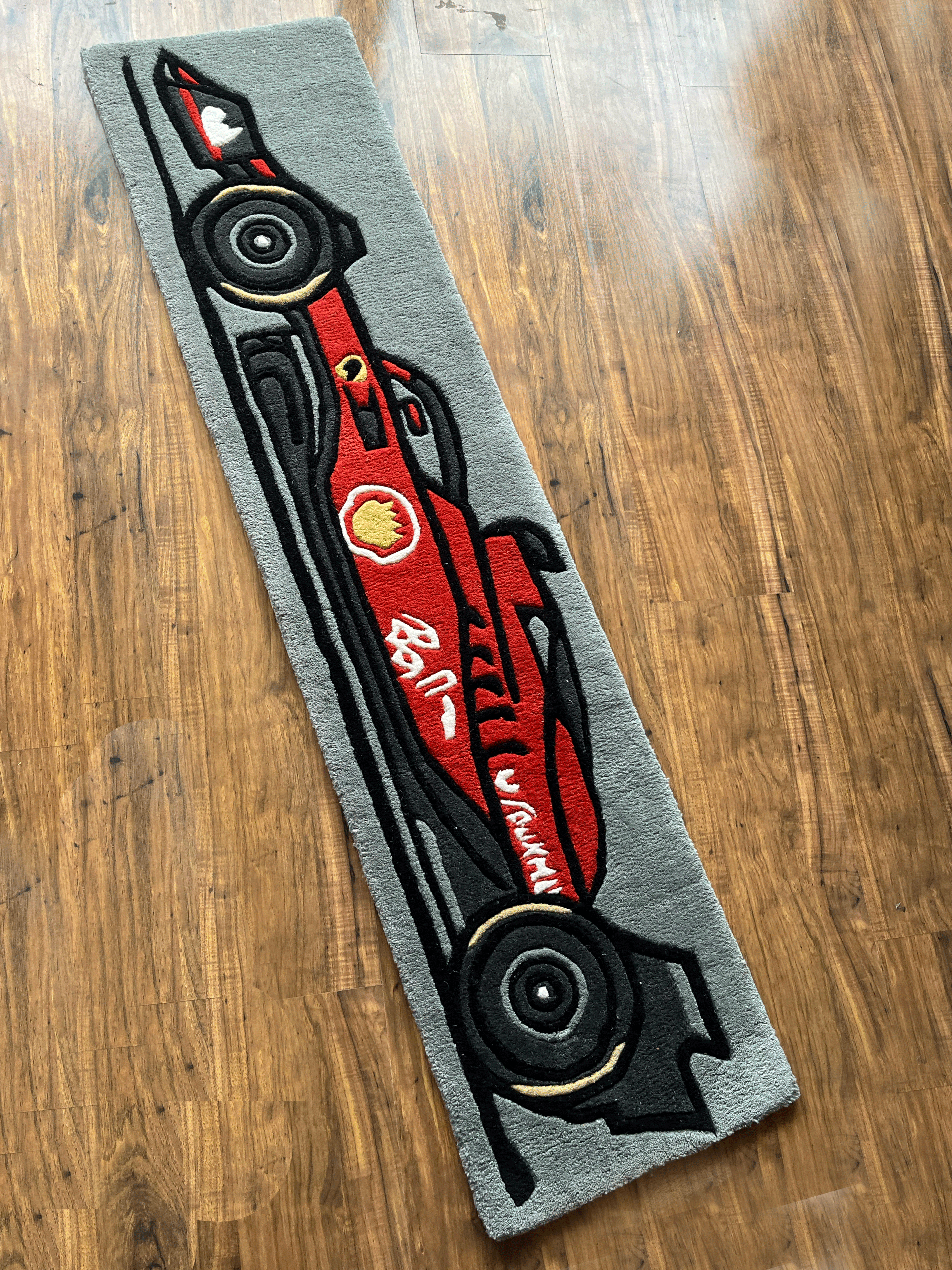 Ferrari F1 Car Rug