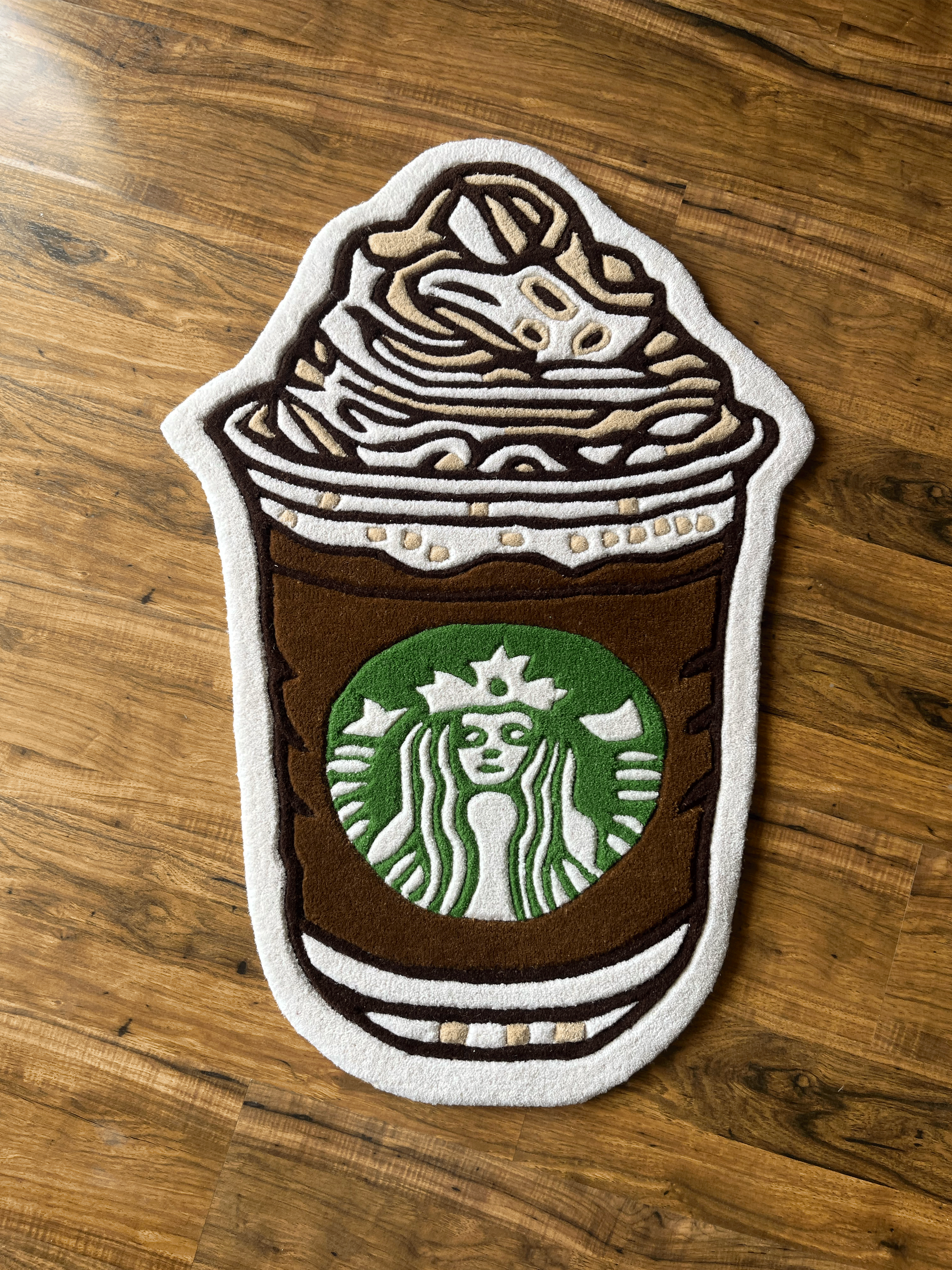 Starbucks Cup Rug