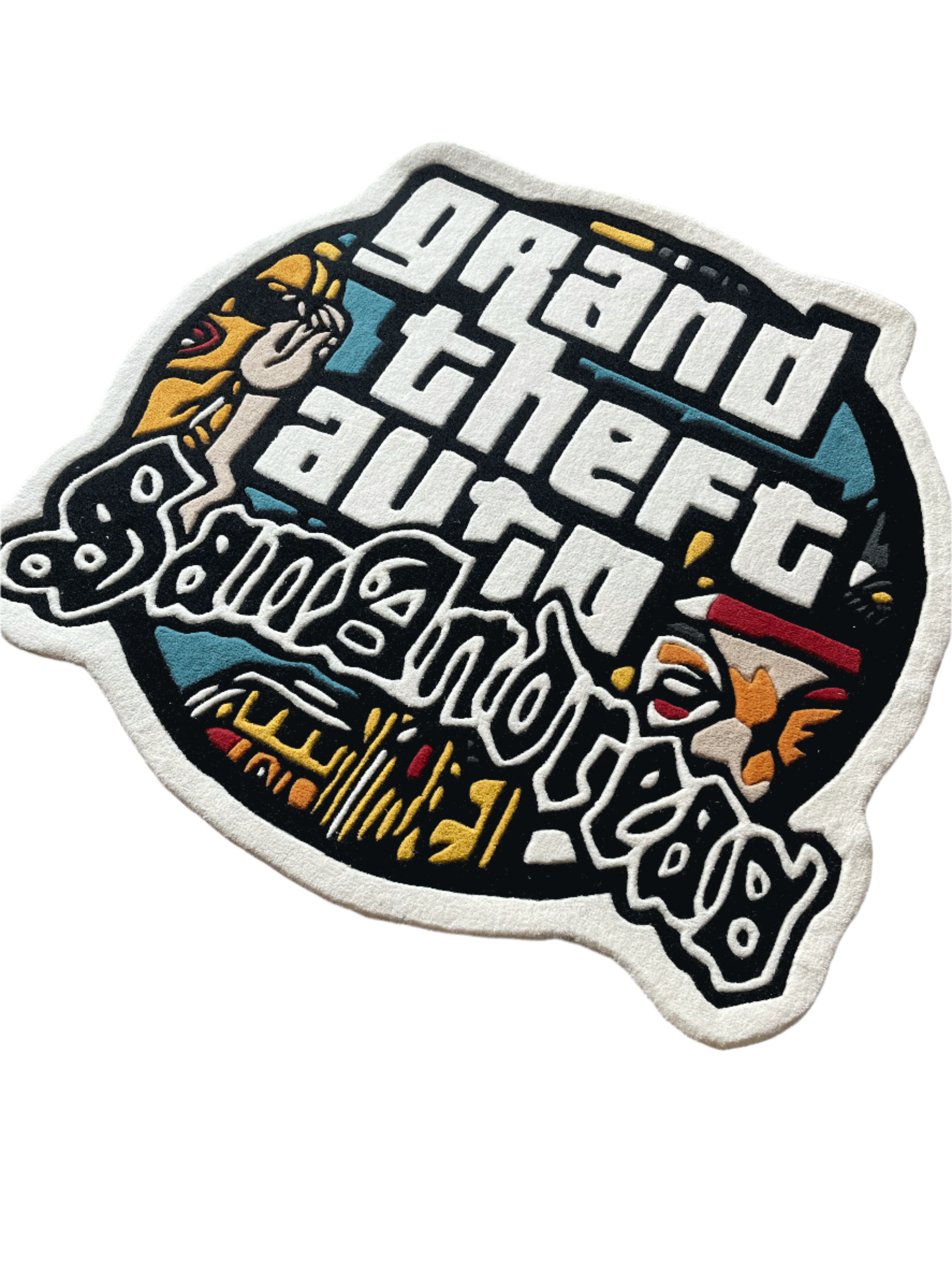 GTA San Andreas logo Hand tufted Rug