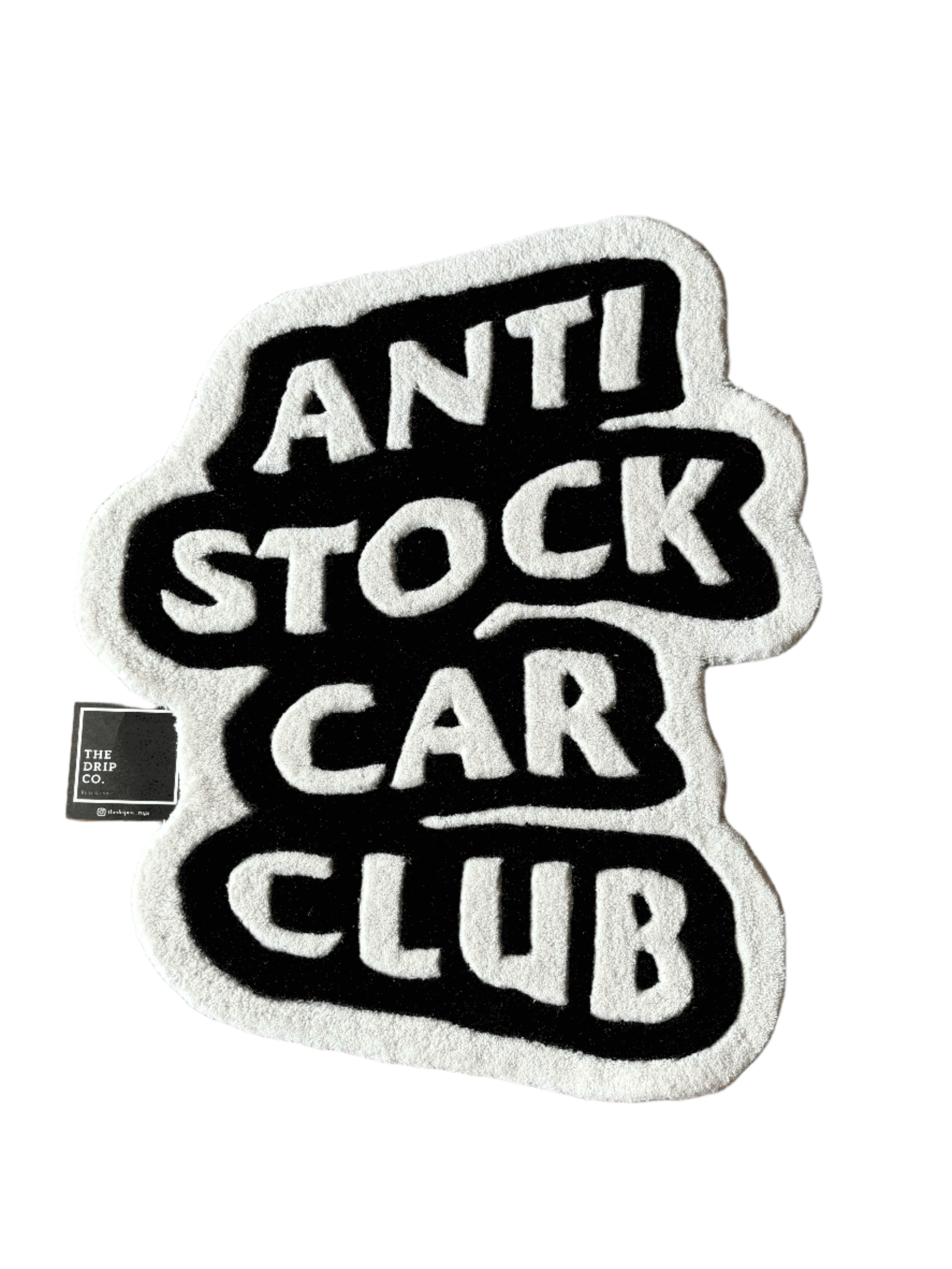 Anti Stock Car Club Hand Tufted Rug by The Drip Co.