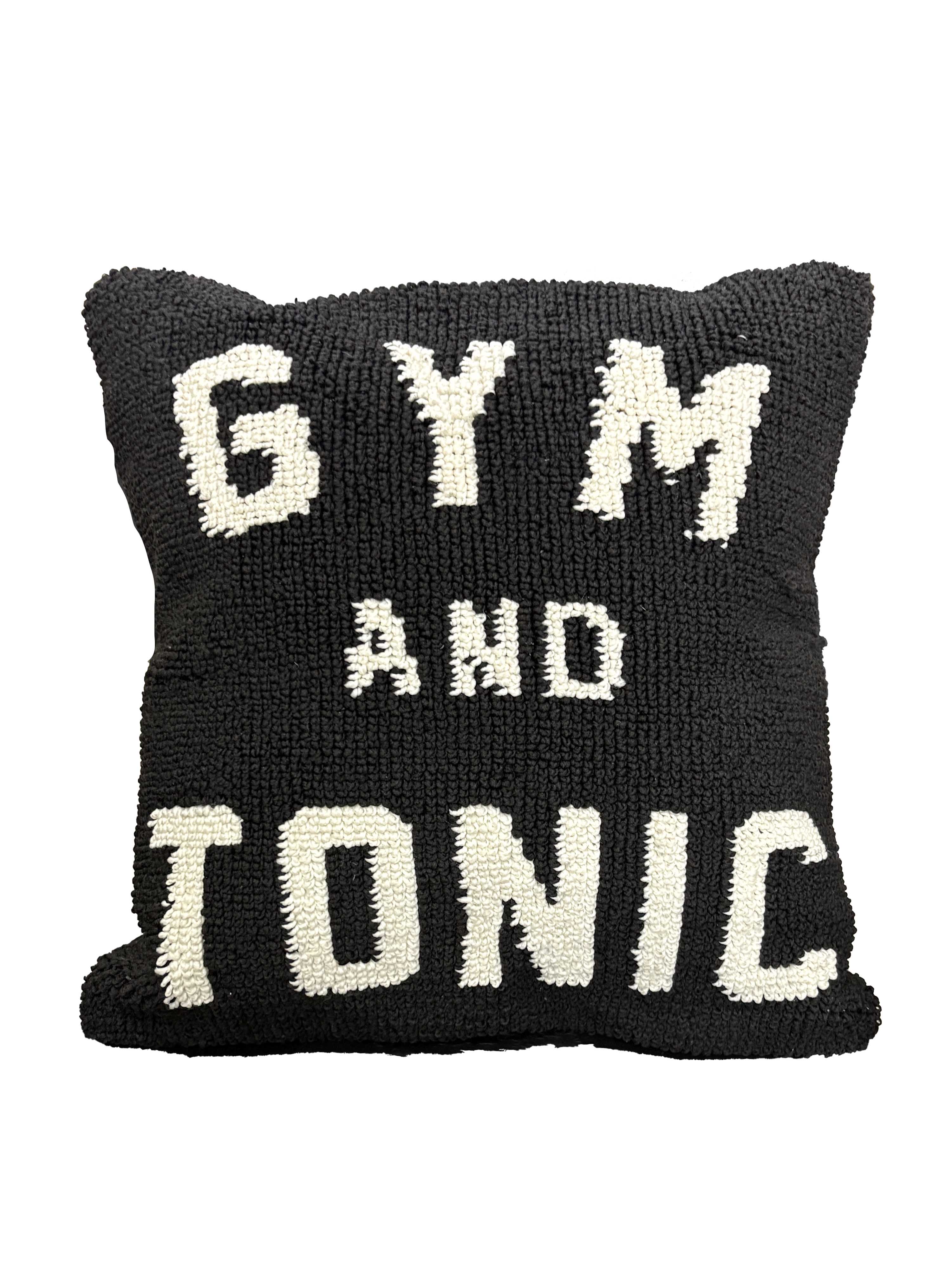 Gym and Tonic cushion cover
