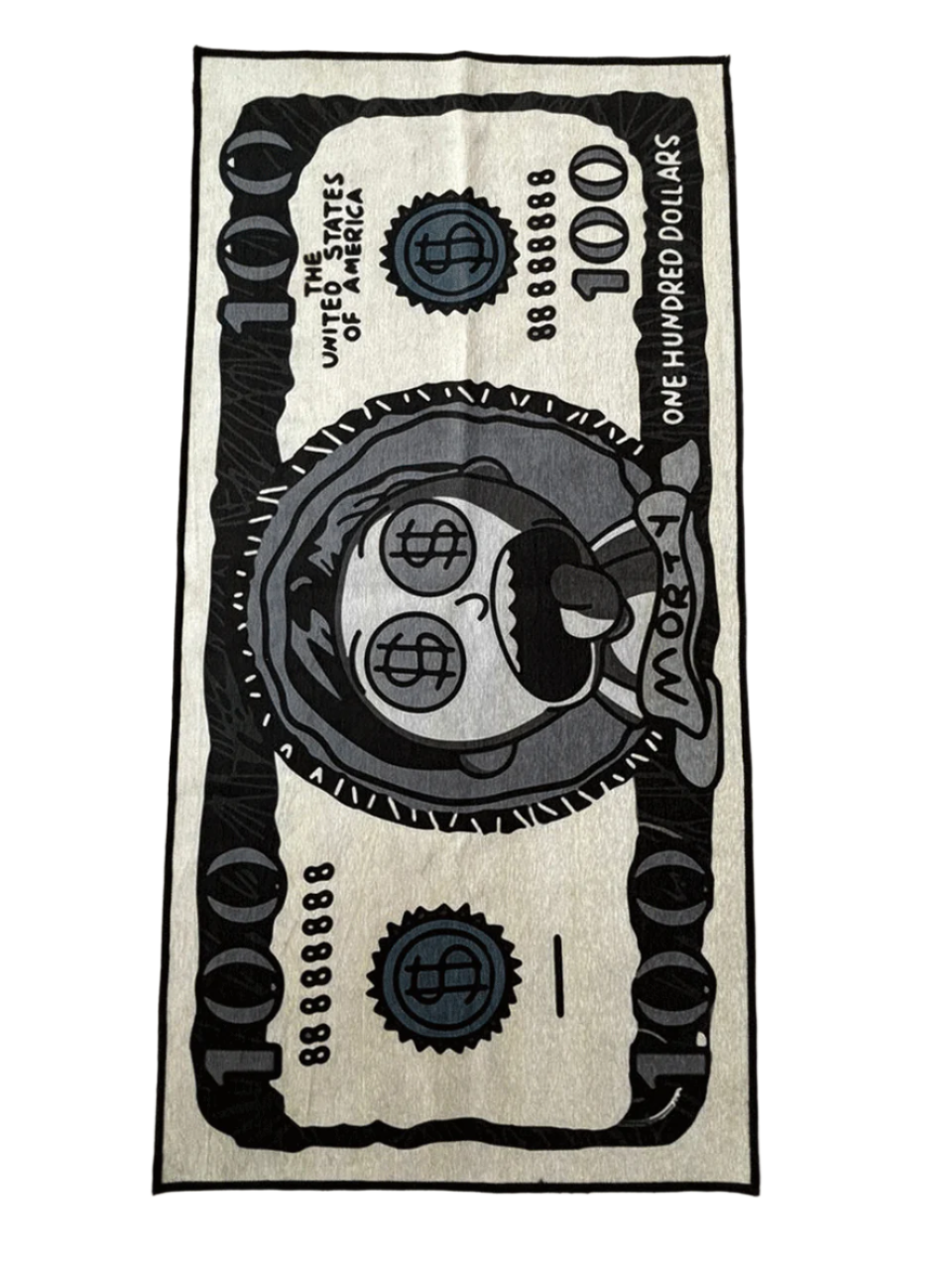 Morty Currency Printed Washable rug