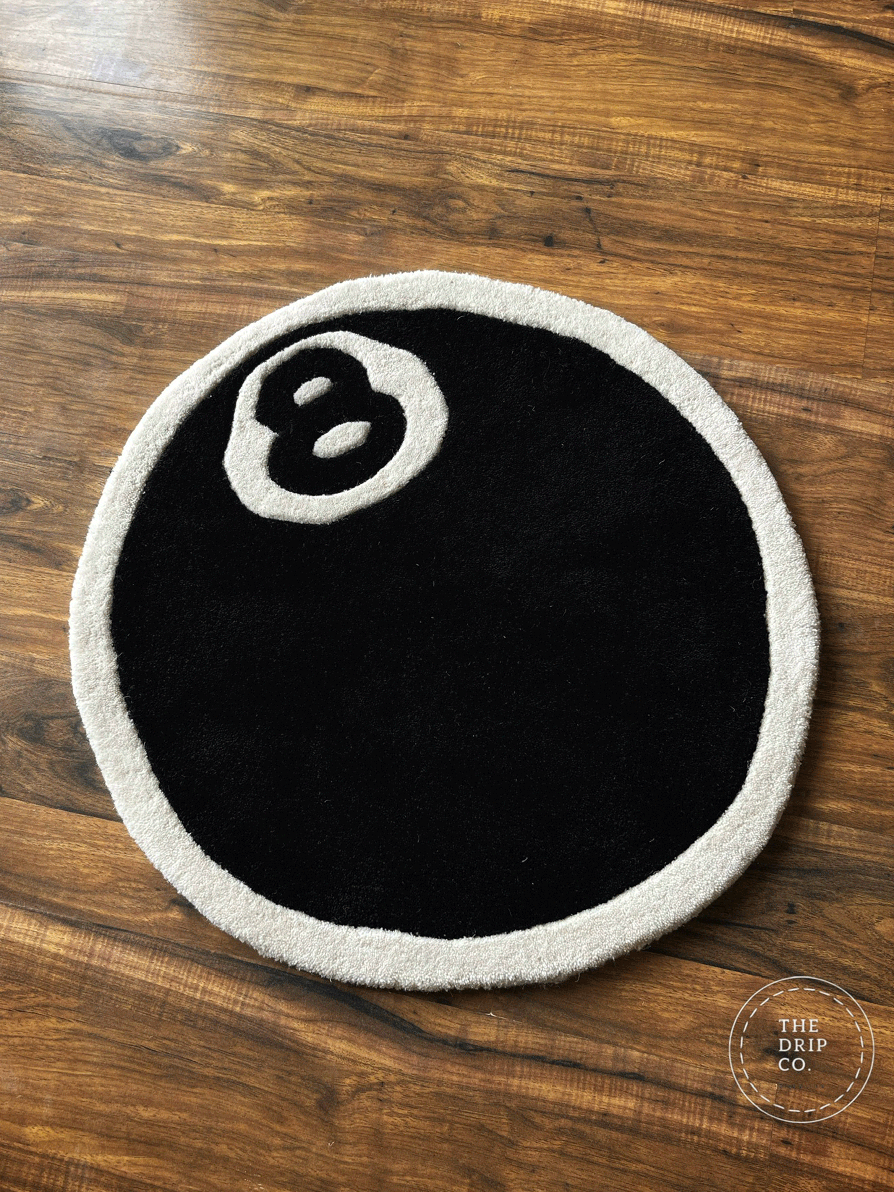 8 Ball Hand Tufted Rug by The Drip Co.