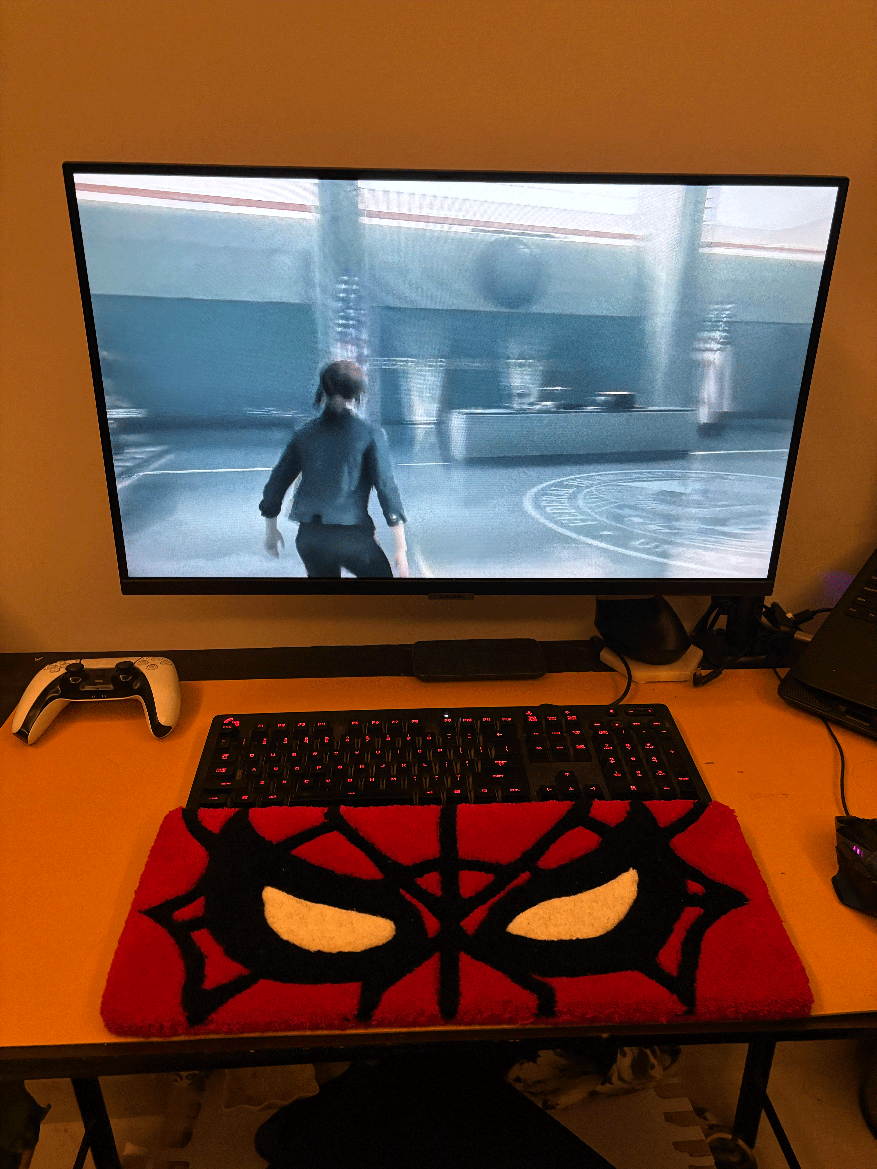 Spider Keyboard Rug