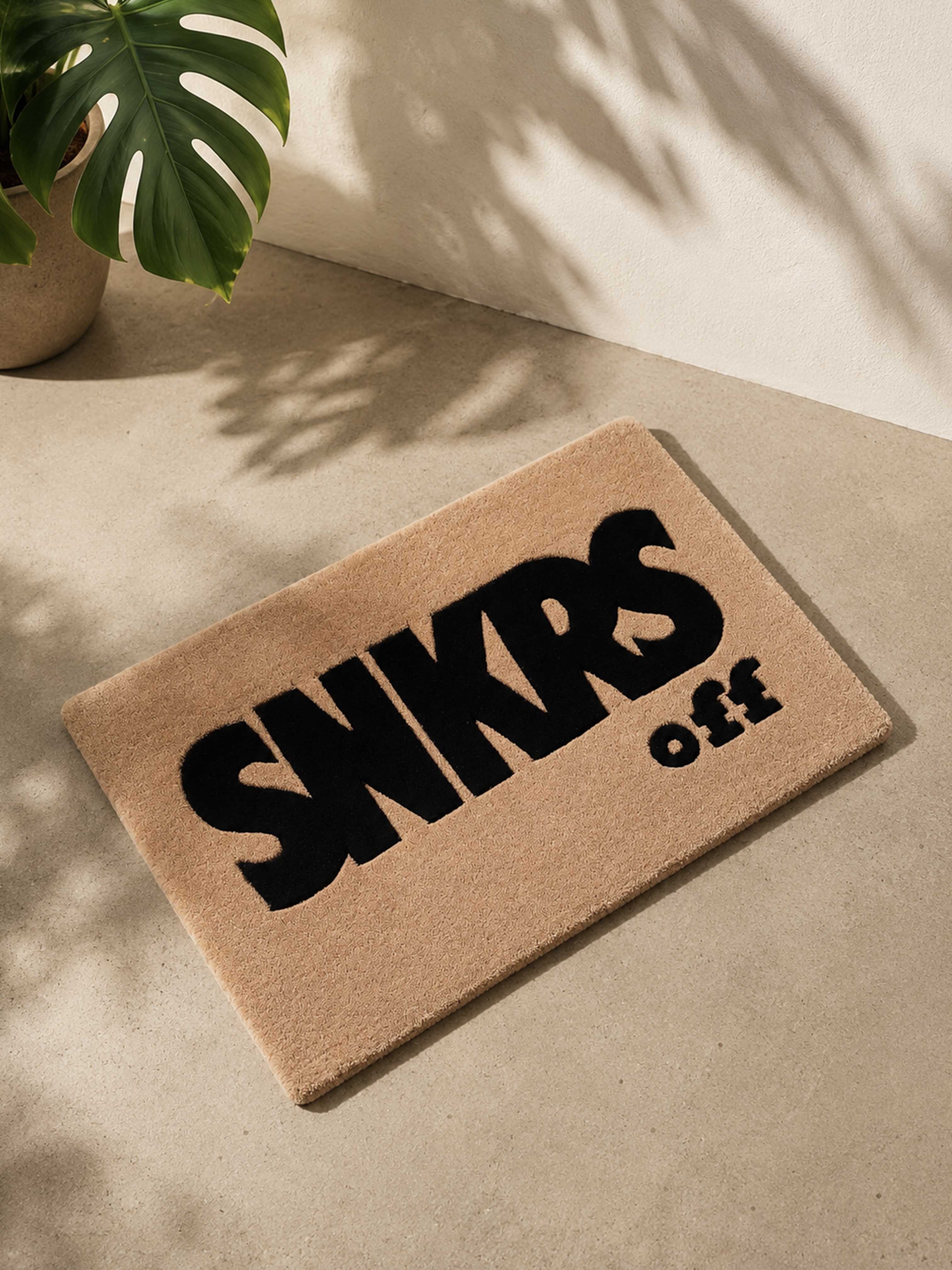 Sneakers Off Hand Tufted Rug