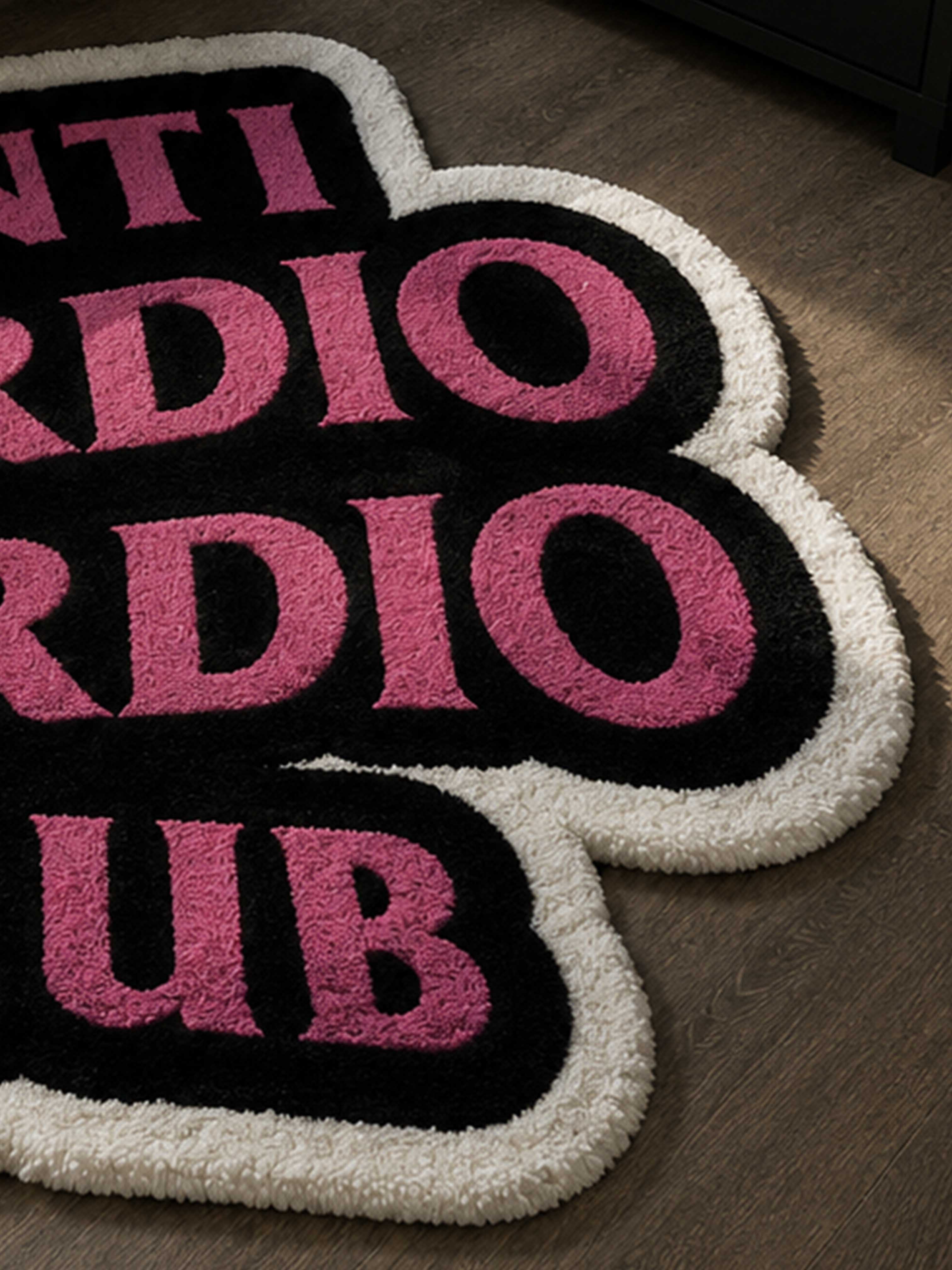 Anti Cardio Cardio club Hand Tufted Rug