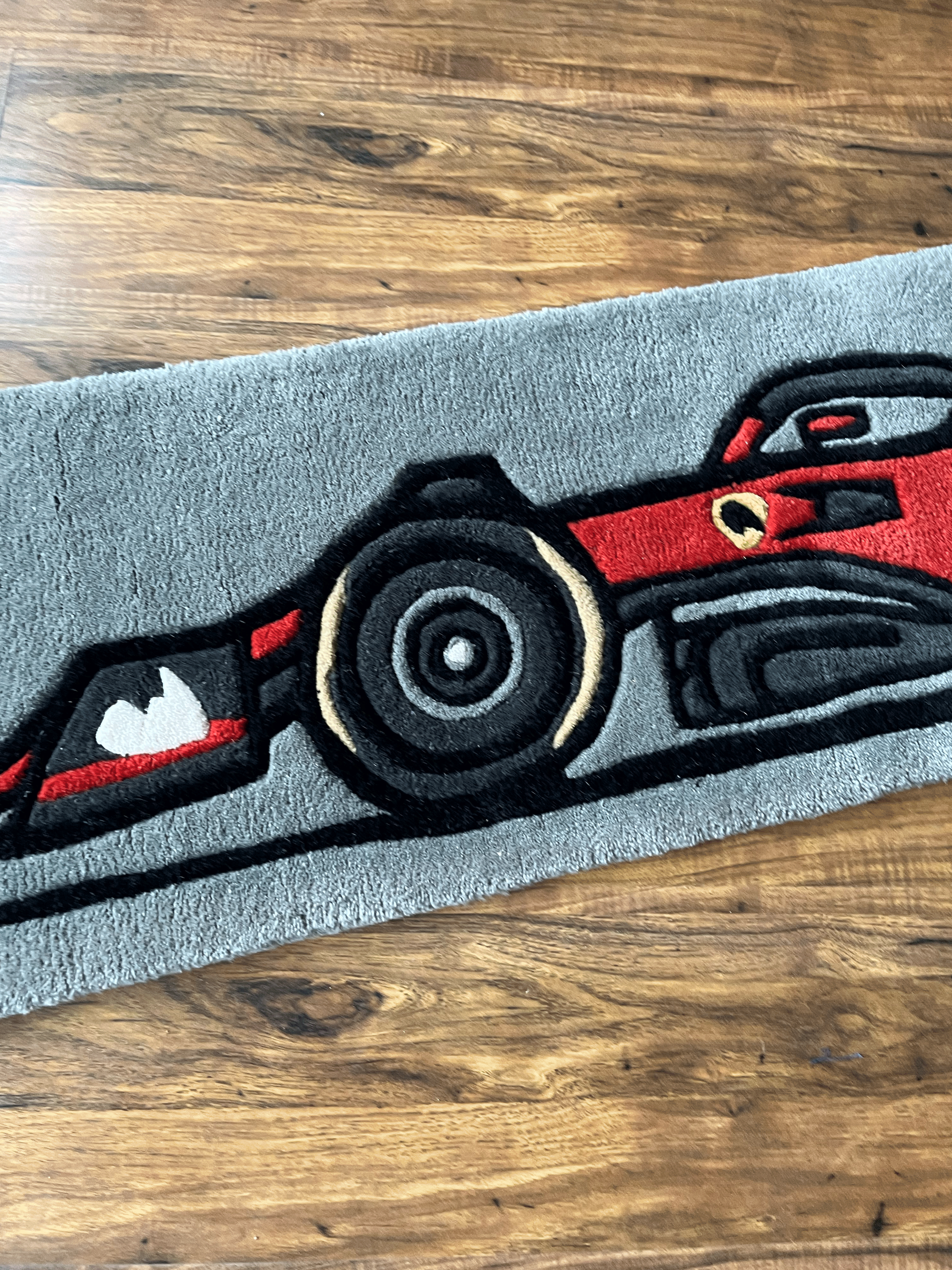 Ferrari F1 Car Rug