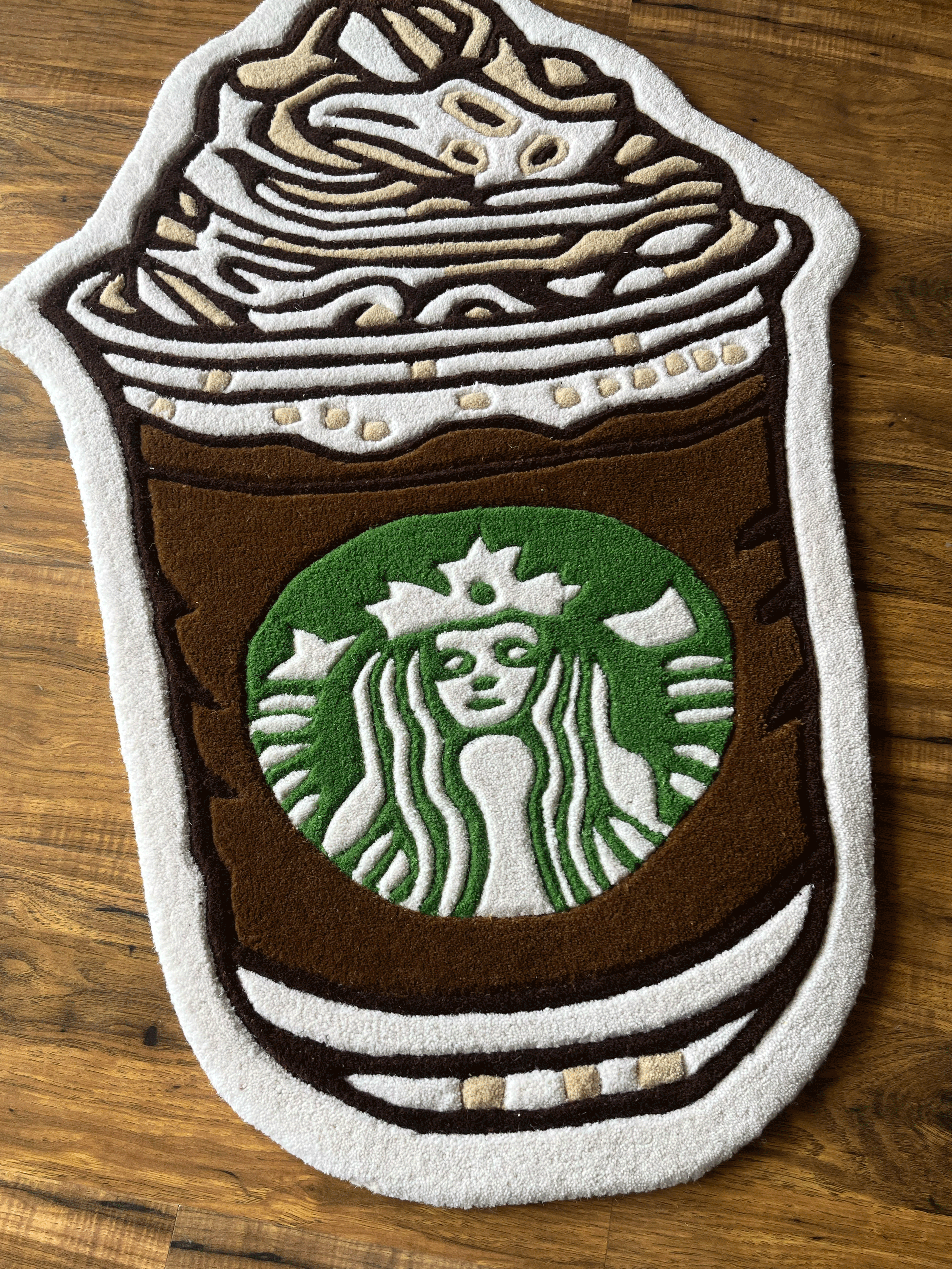 Starbucks Cup Rug