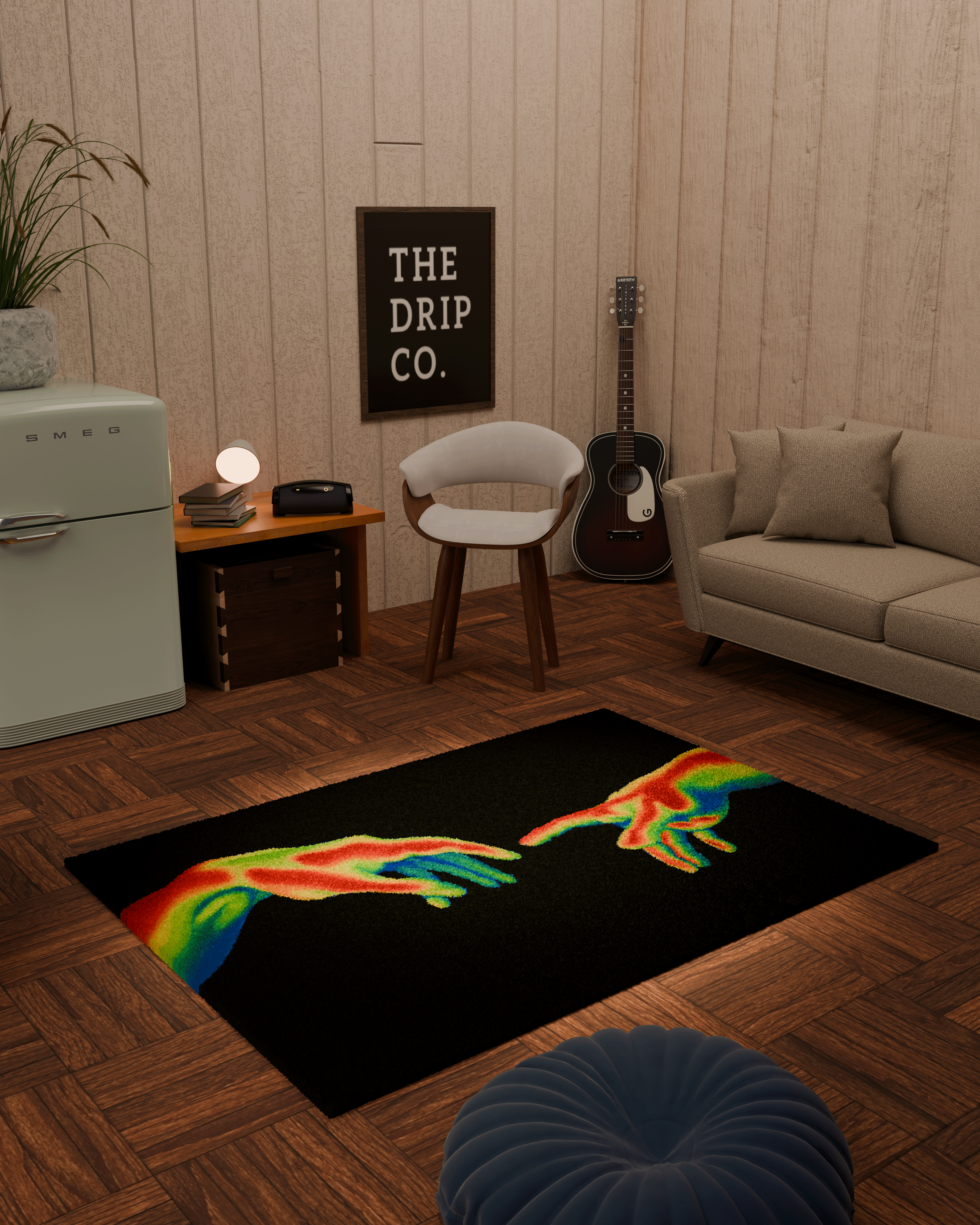 Love hands emotion Tufted Custom Rug