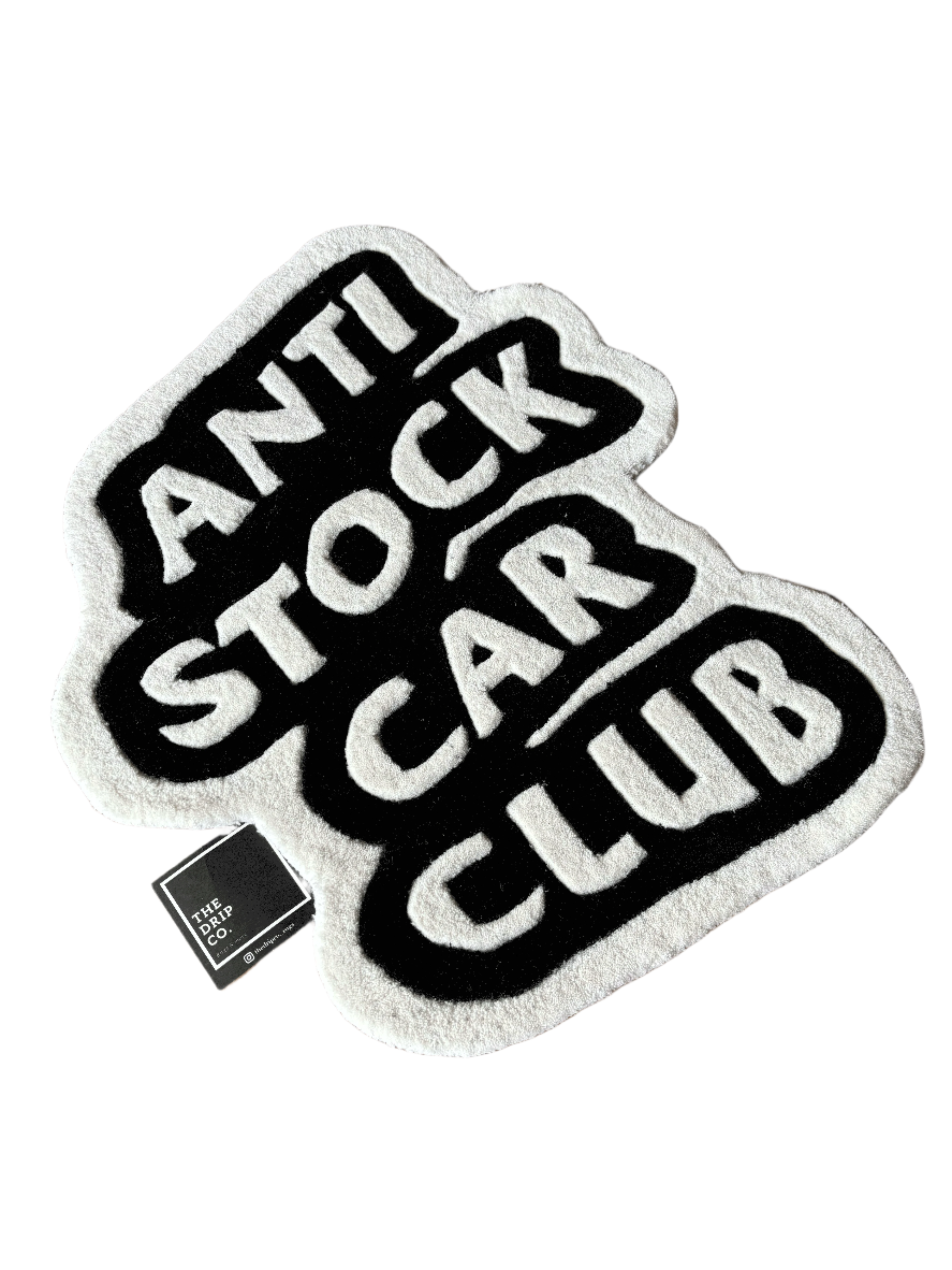 Anti Stock Car Club Hand Tufted Rug by The Drip Co.