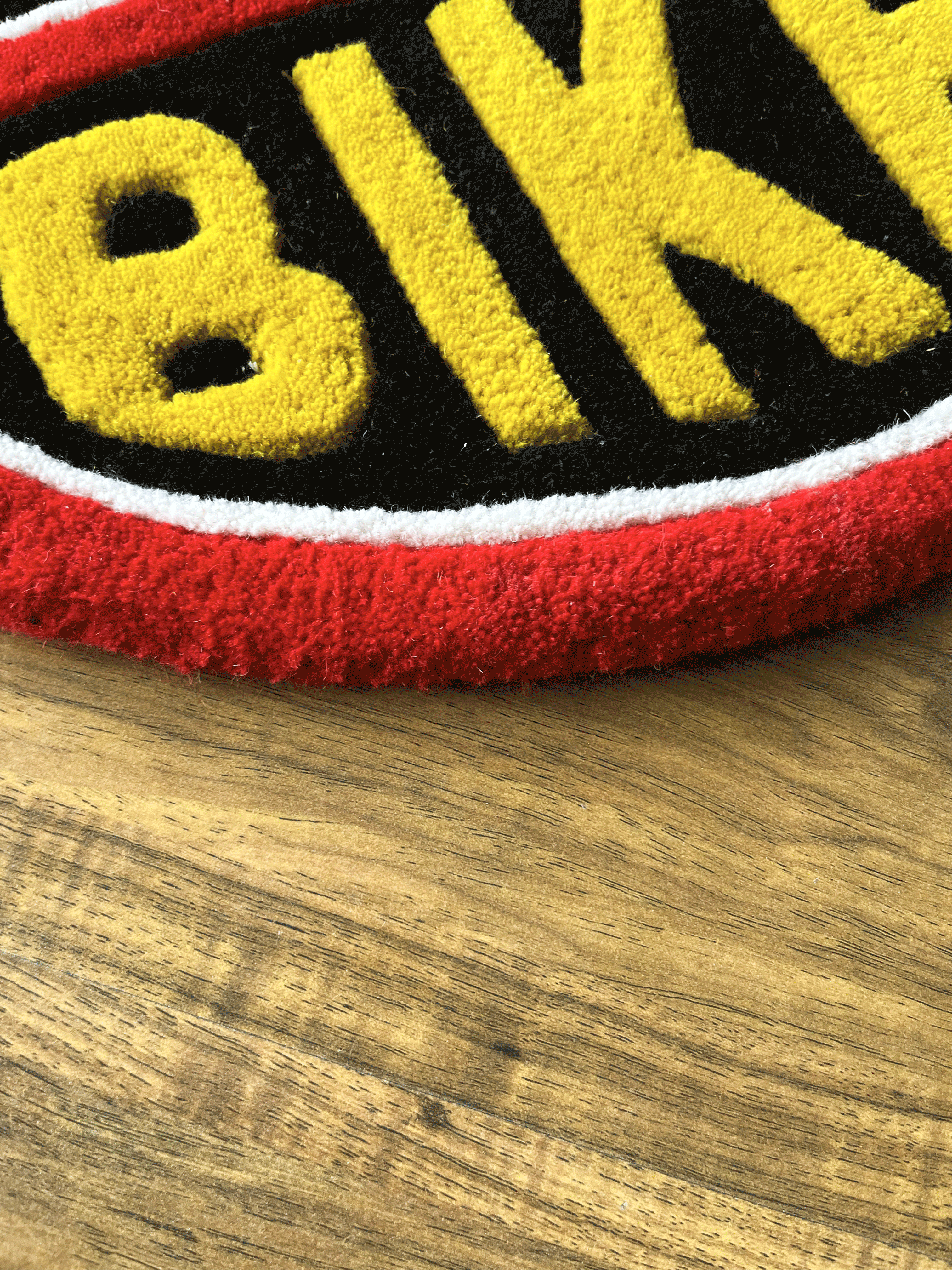 BadAss Biker Hand Tufted Custom Rug