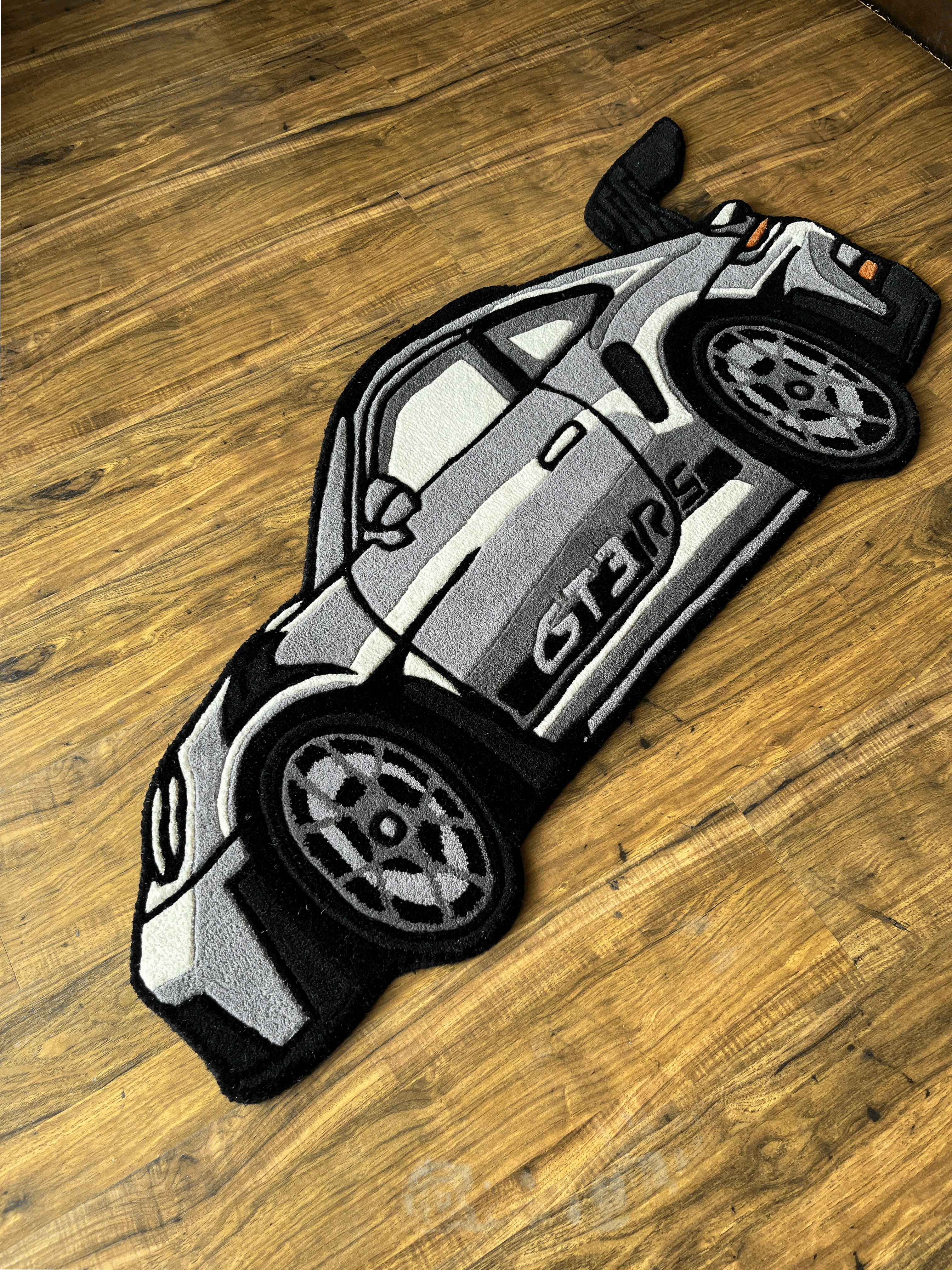 gt3 Car Hand Tufted Custom Rug