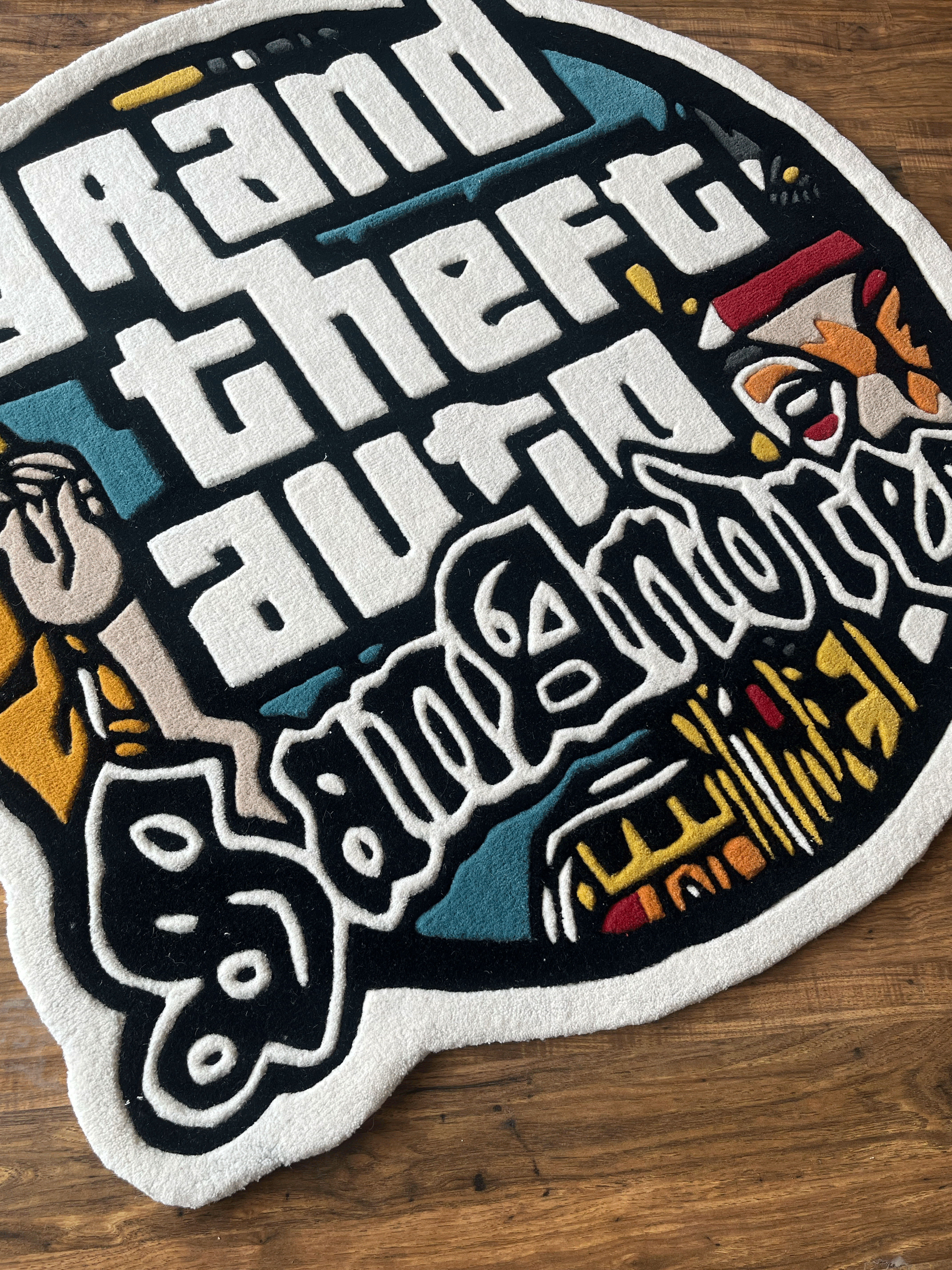 GTA San Andreas logo Hand tufted Rug