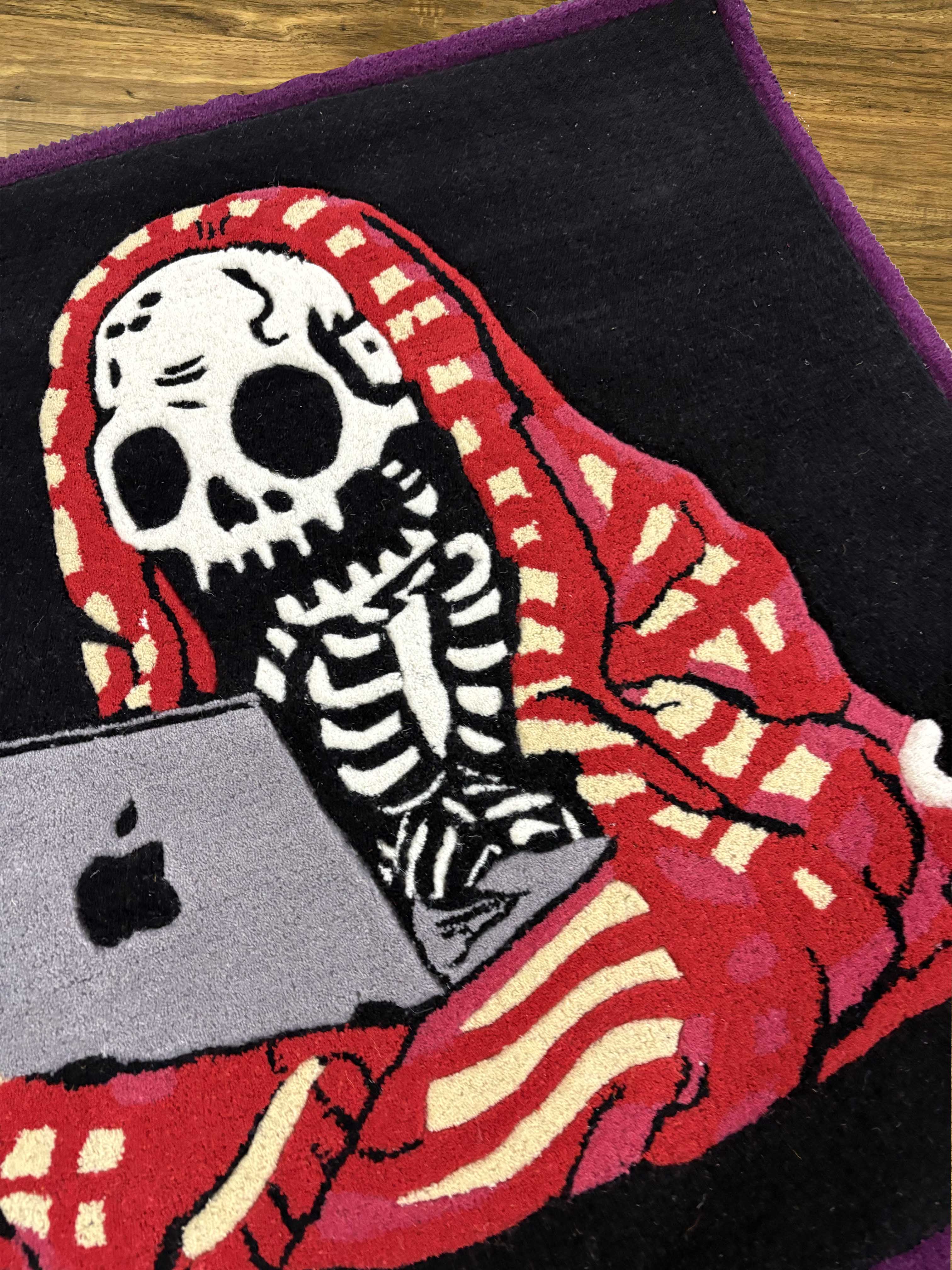 Skull working Hand Tufted Custom Rug