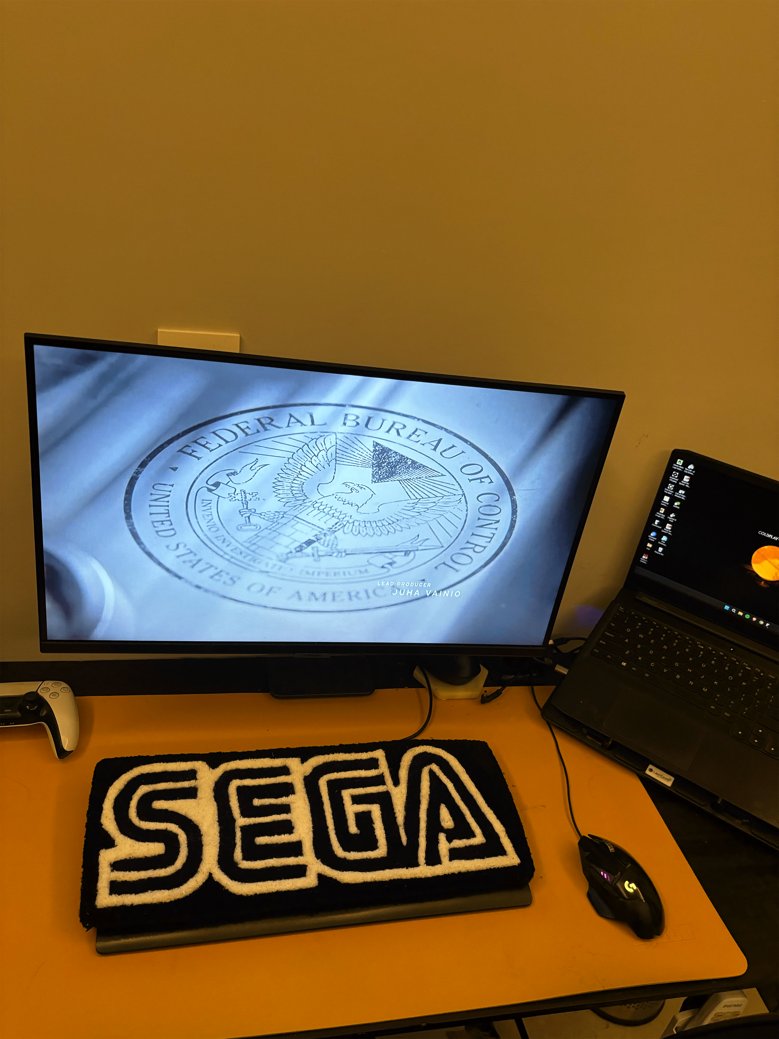 SEGA logo Keyboard Rug