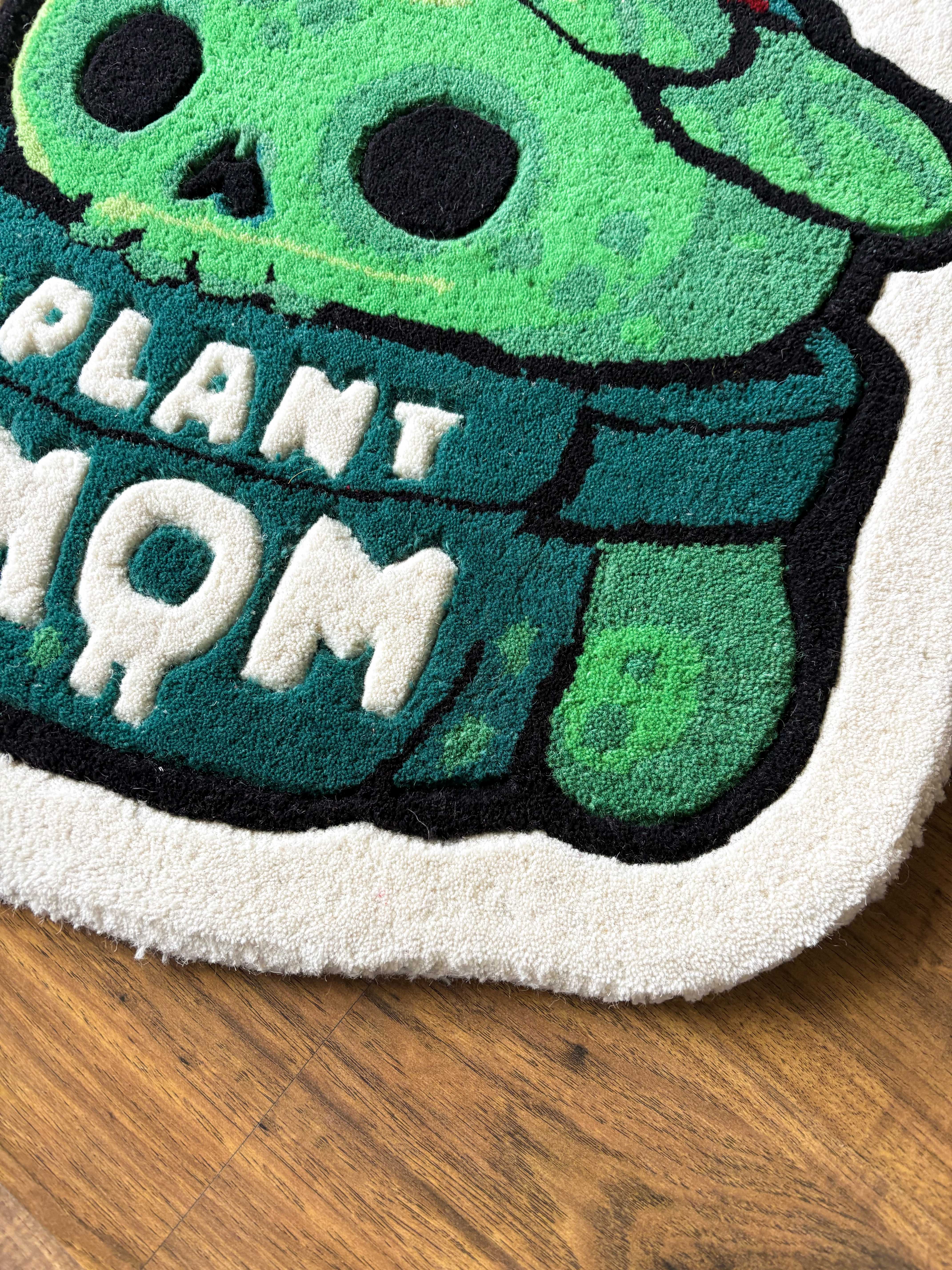 Plant Mom Hand tufted Custom Rug