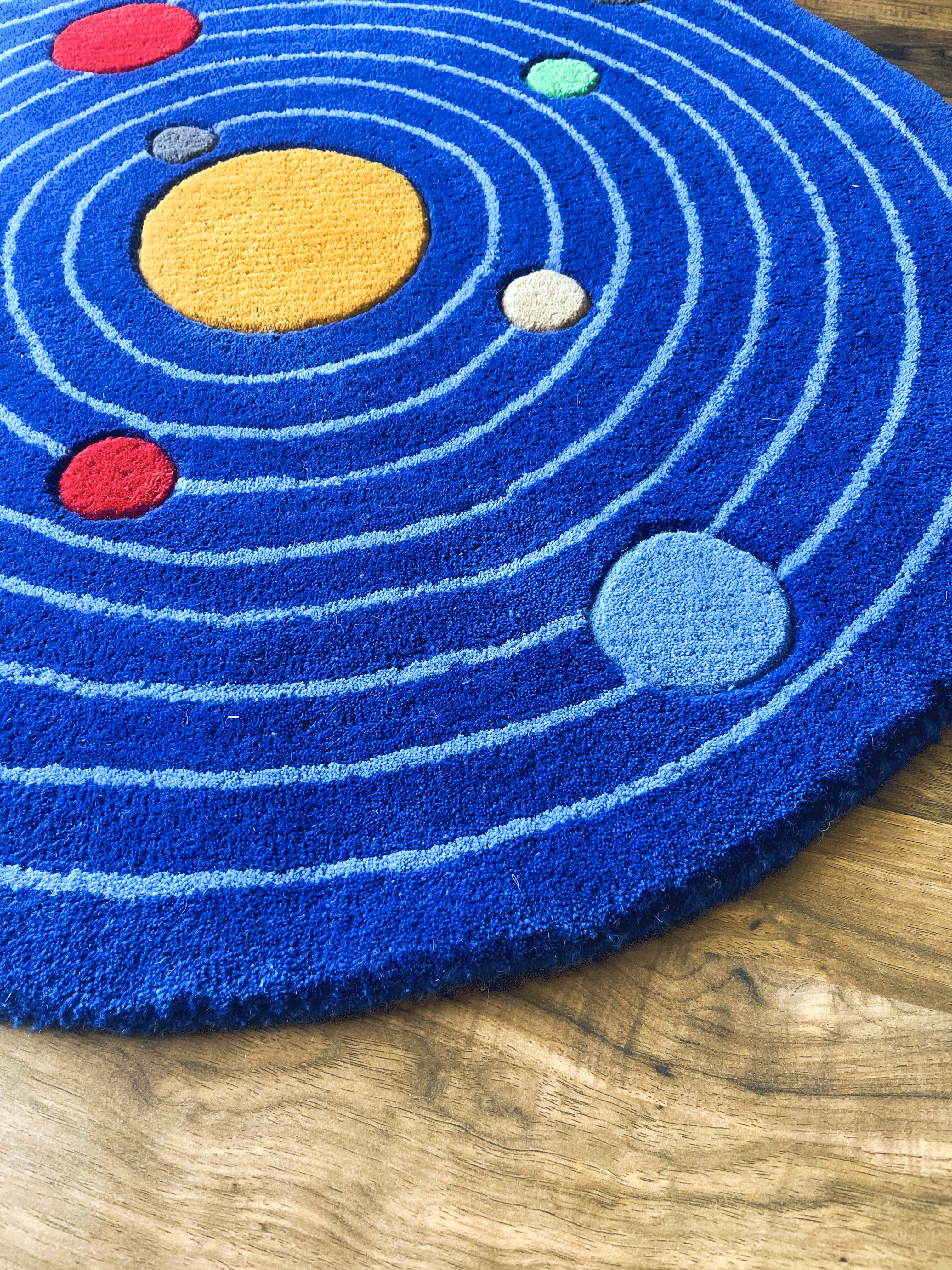 Solar System Hand Tufted Custom Rug by The Drip Co.