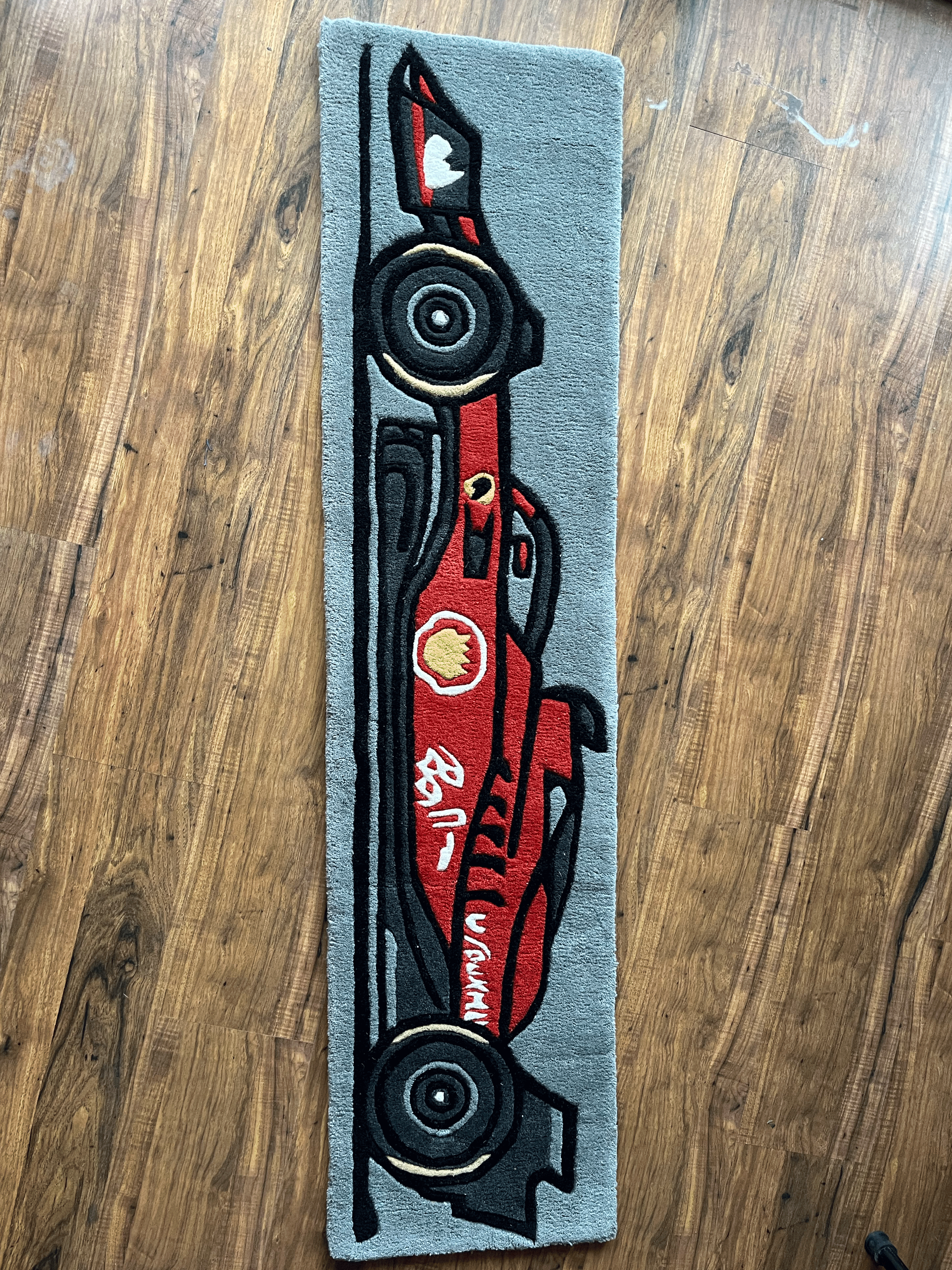 Ferrari F1 Car Rug