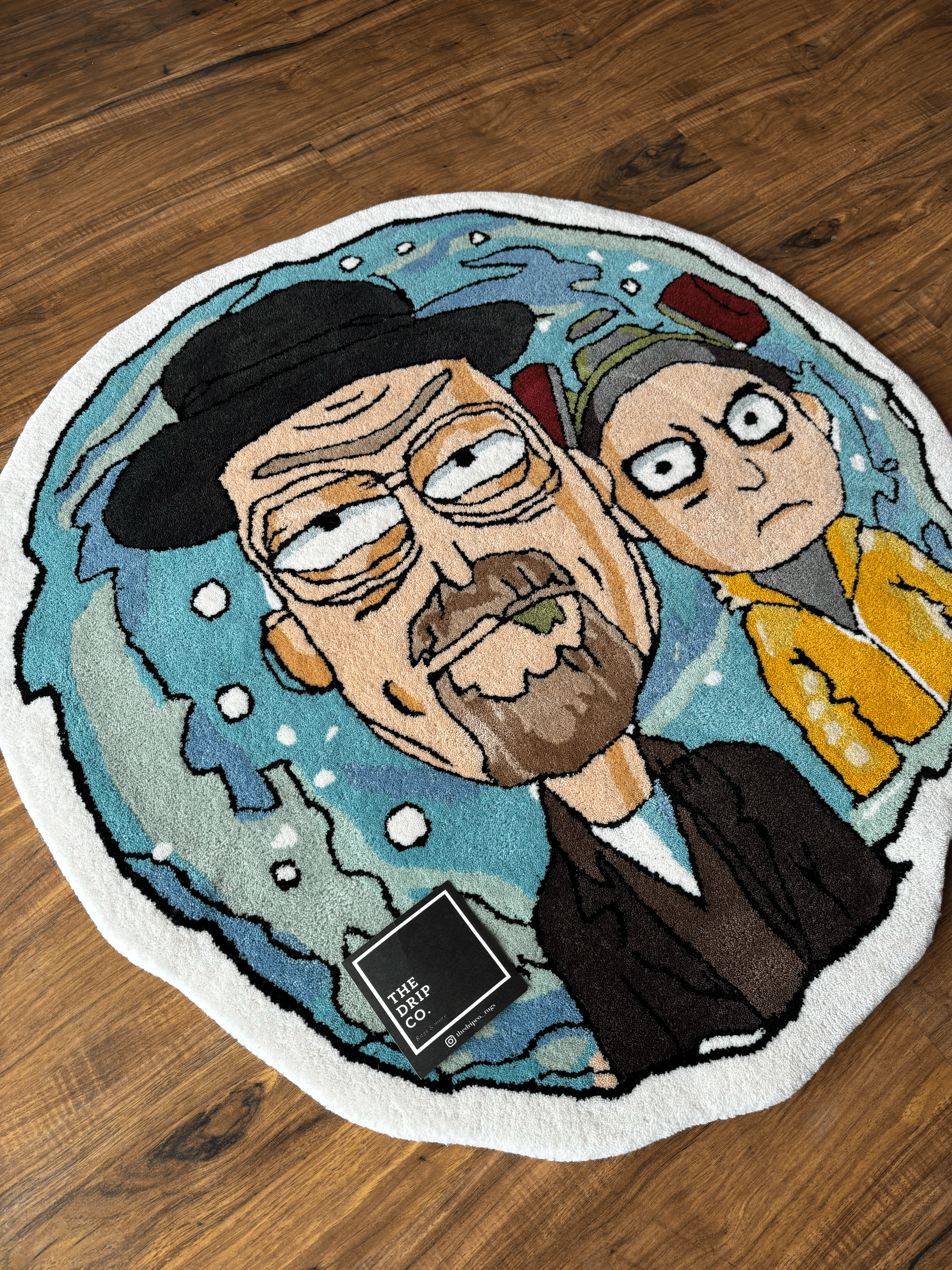 Rick & Morty X Breaking Bad Hand Tufted Rug