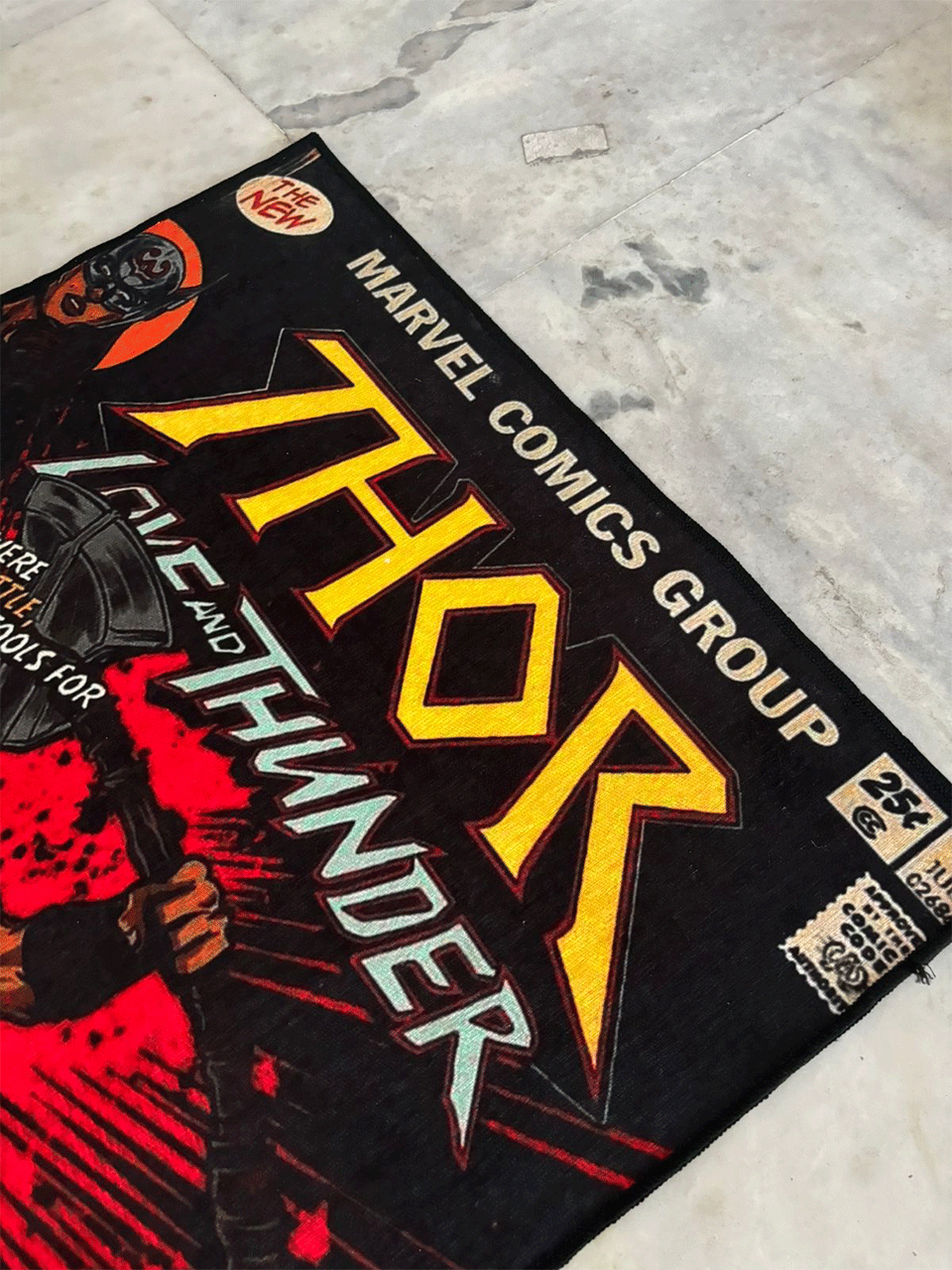 Thor magazine Printed Washable Rug