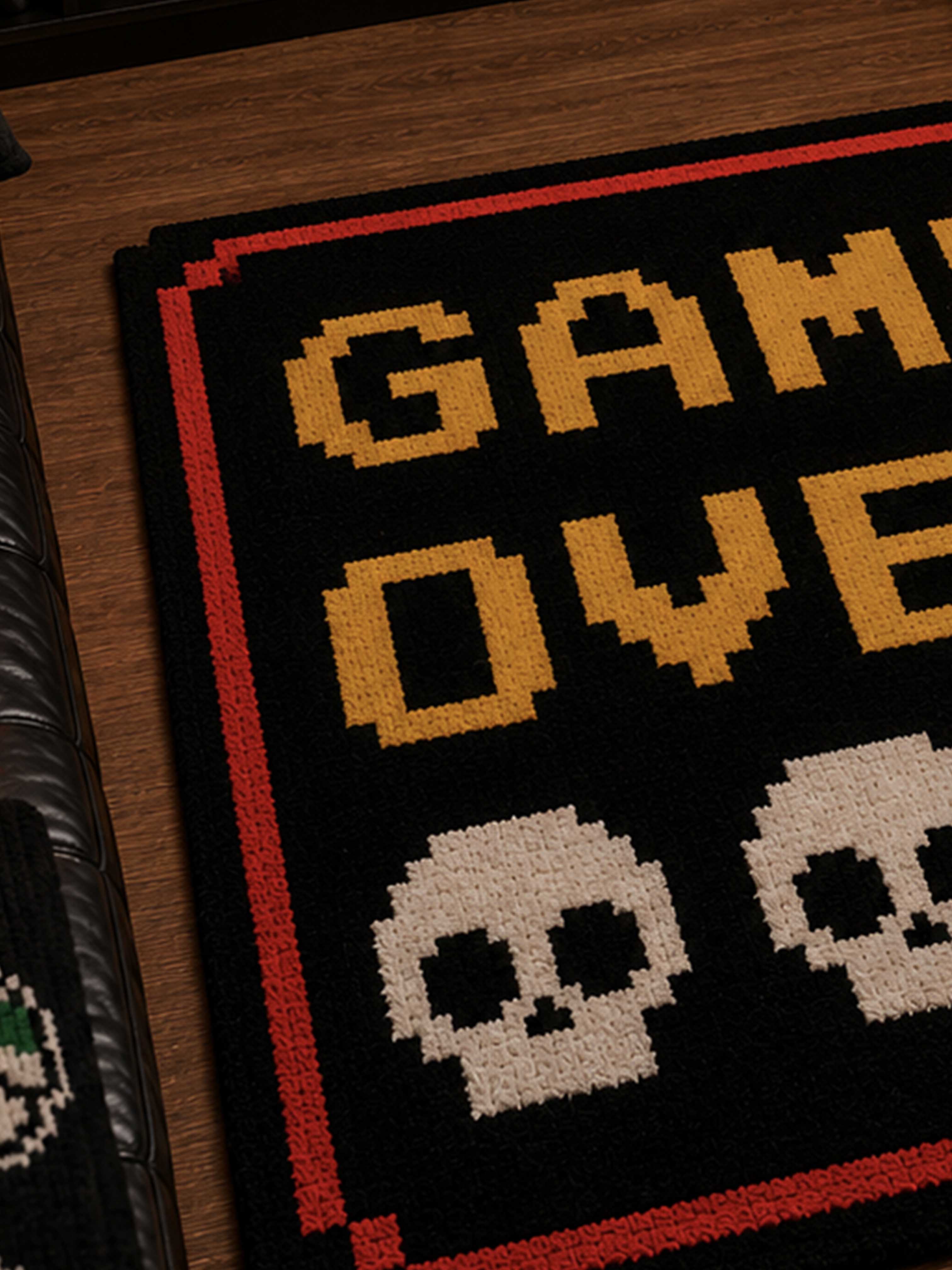 Game over Hand Tufted Rug