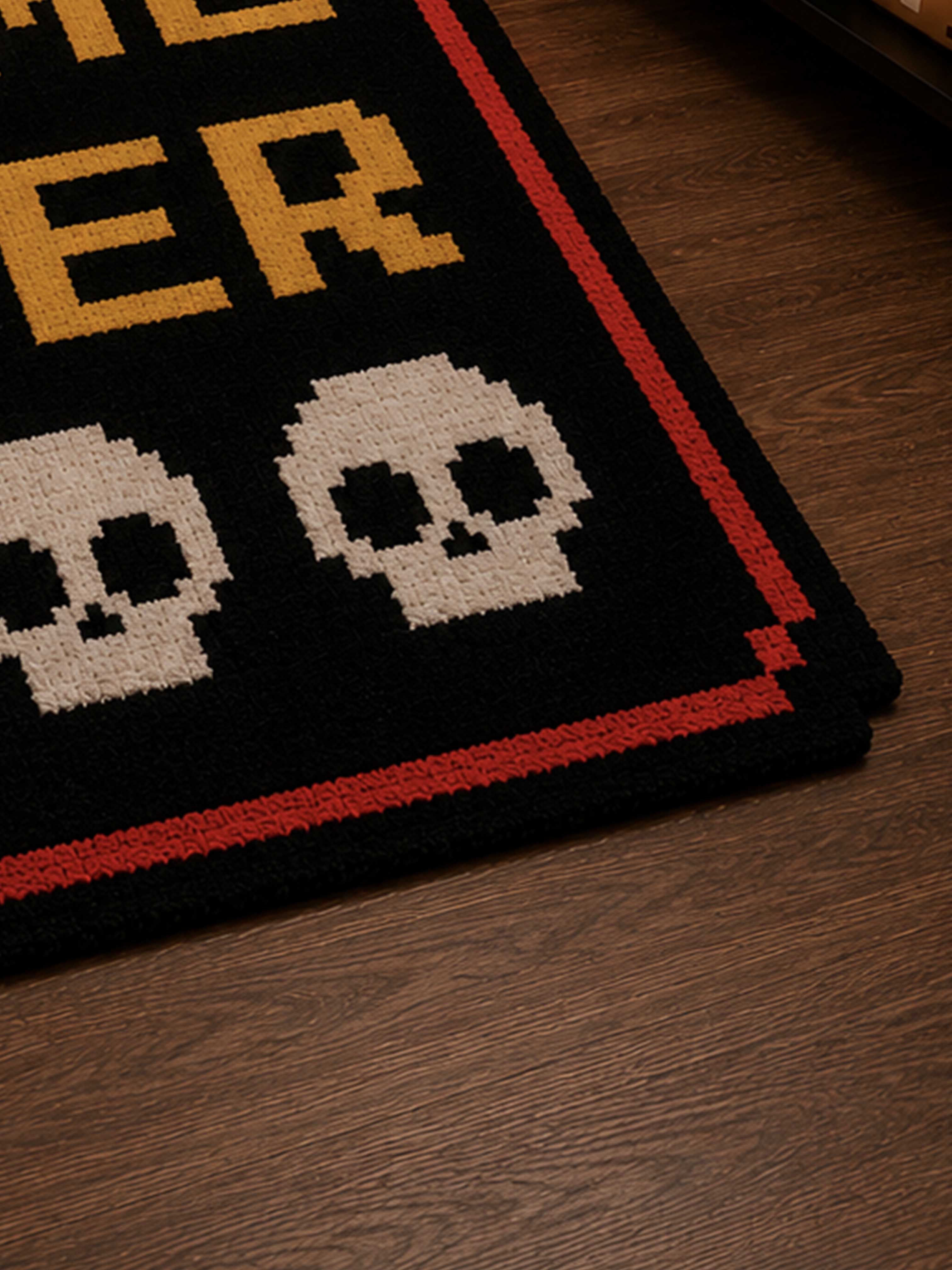 Game over Hand Tufted Rug