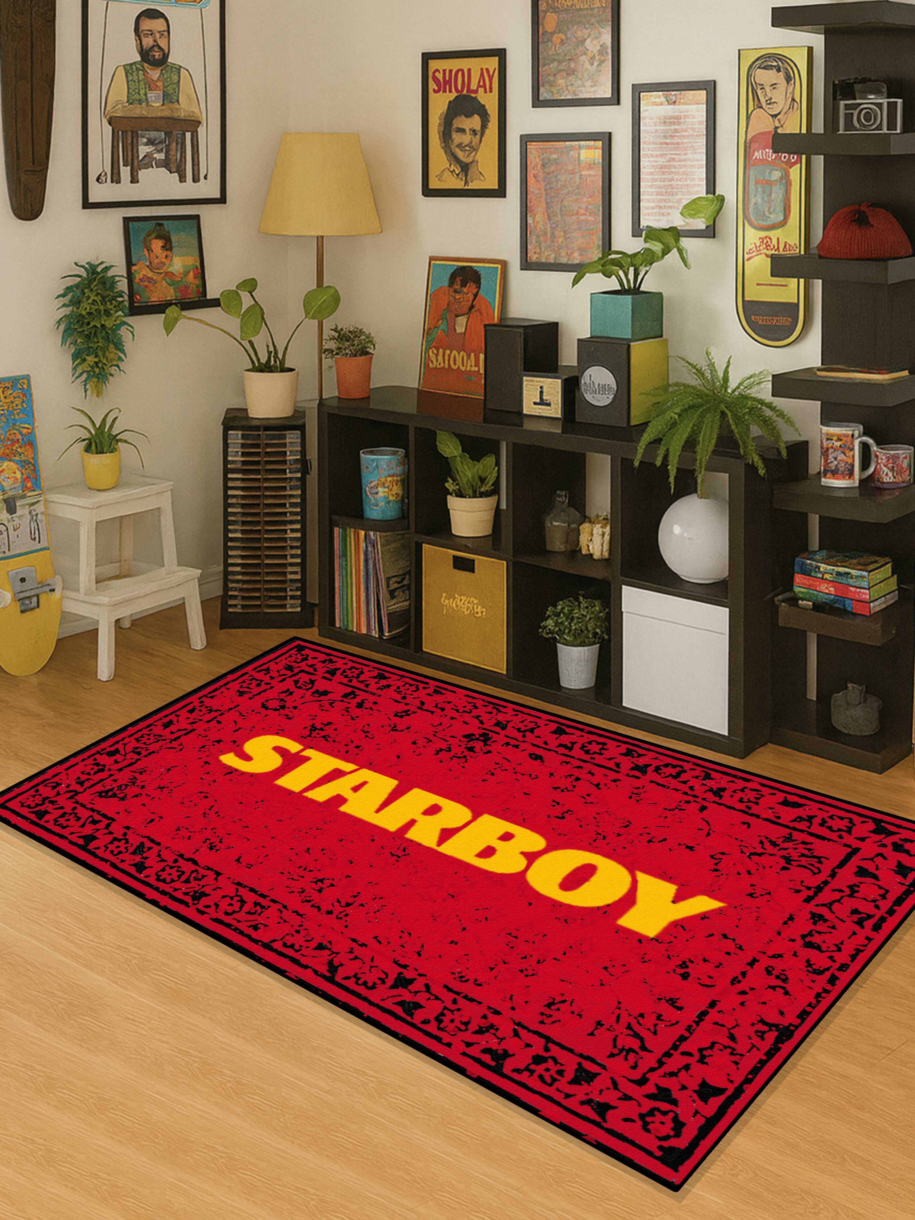 Starboy traditional design Washable Custom Rug