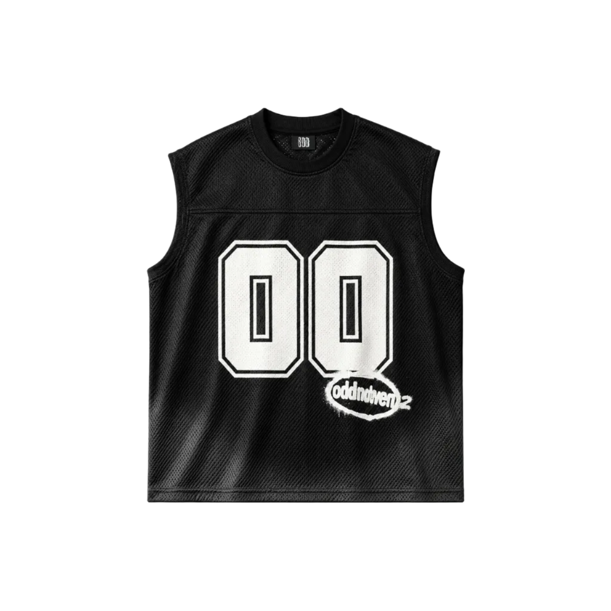 00 Black Basic Sleeveless Jersey