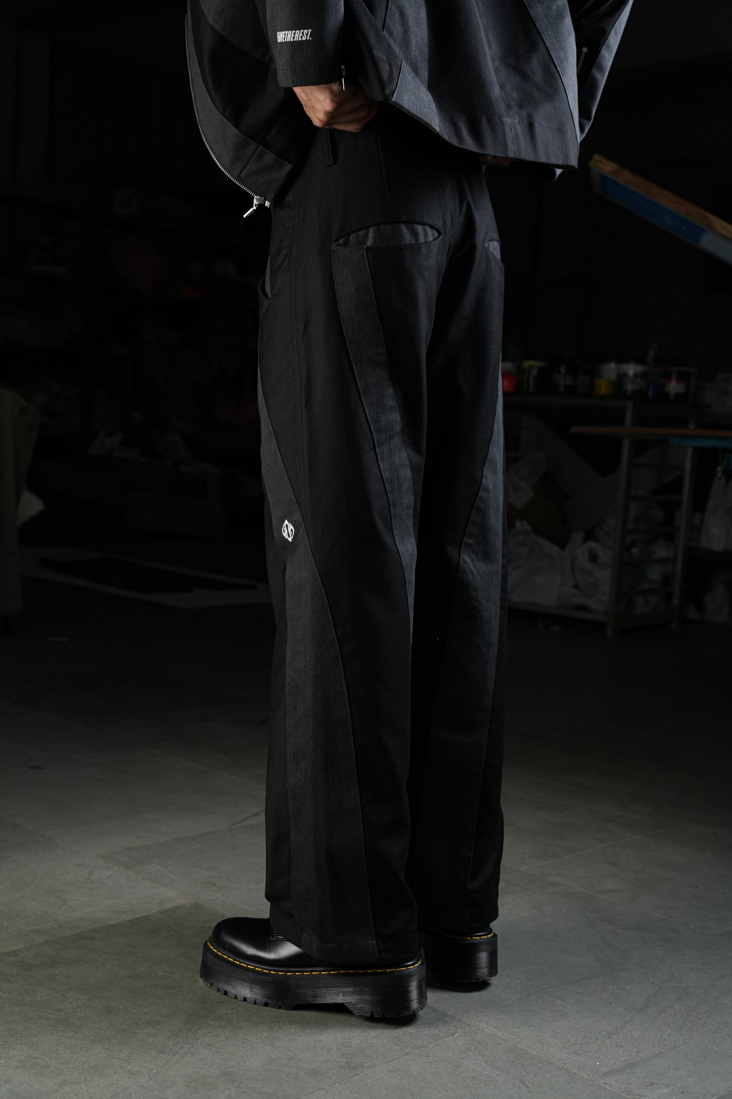 Zebra Pant-black grey MTM