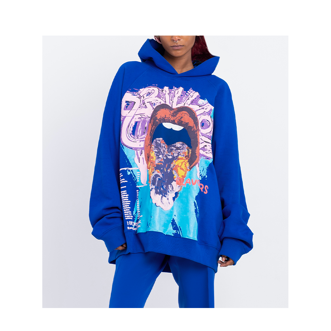 '8 Billion Flavours' Hoodie (Blue)