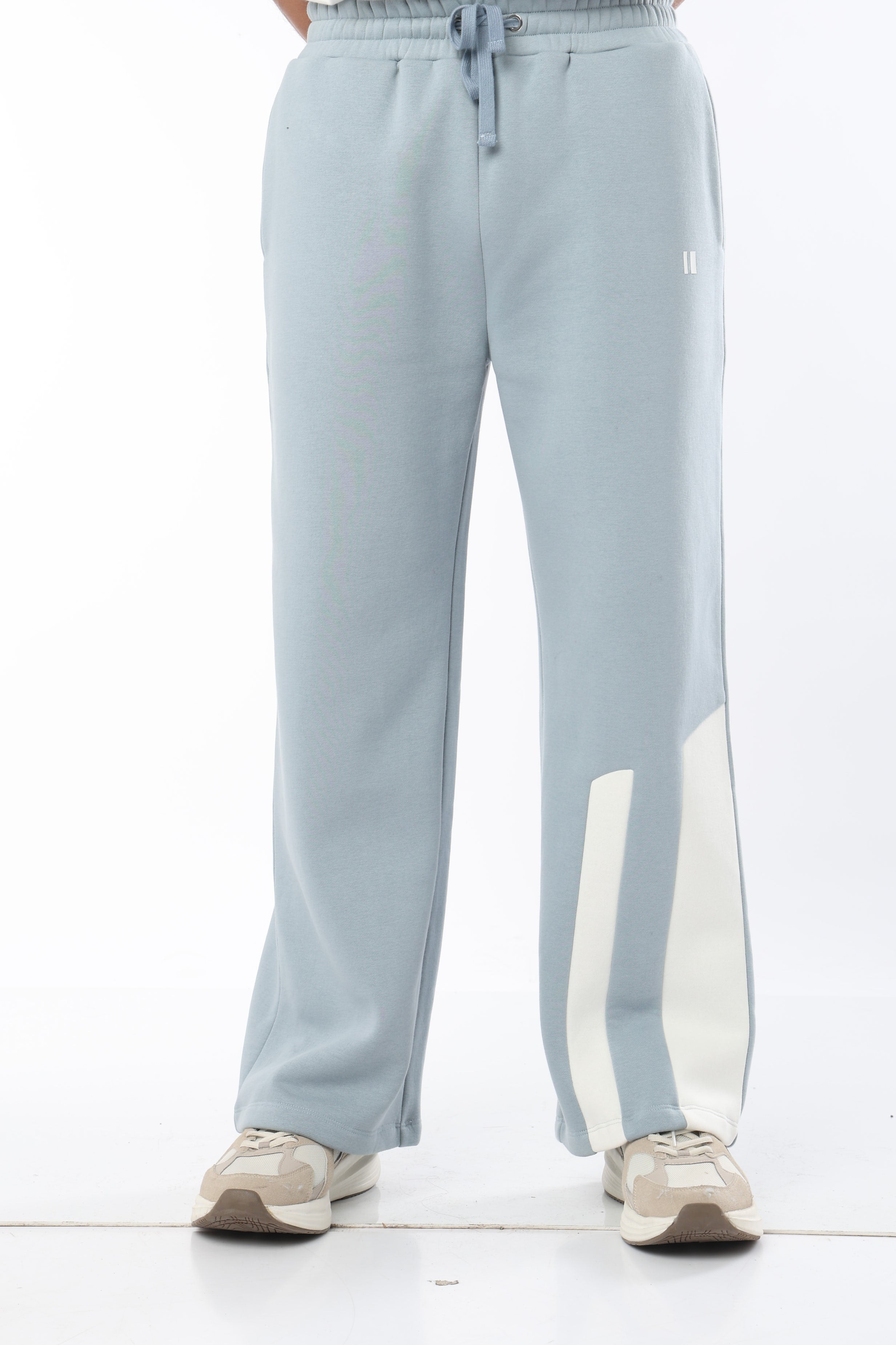 Pastel Blue Everyday Zipper Hoodie + Sweatpants Set