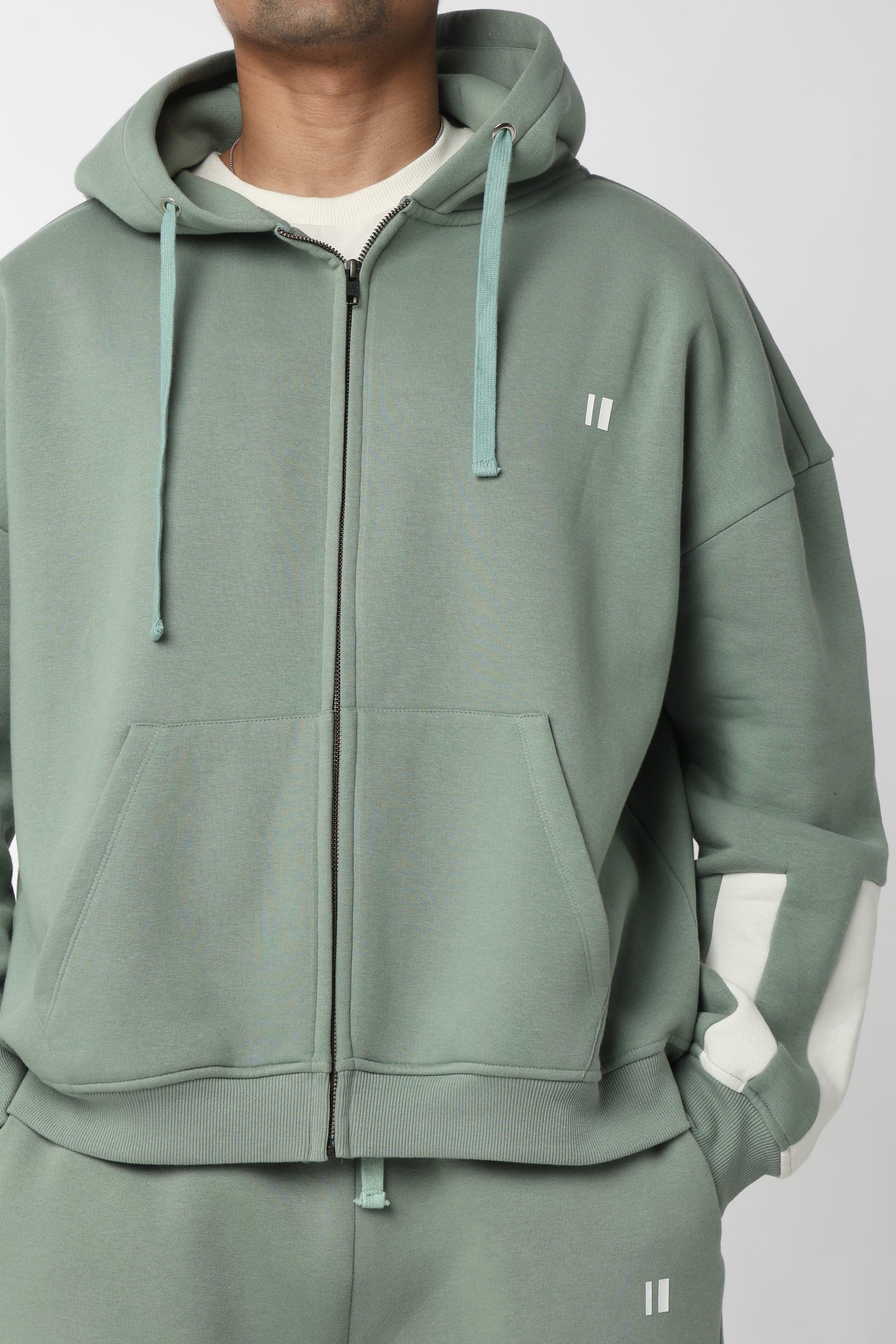 Sea Green Everyday Zipper Hoodie