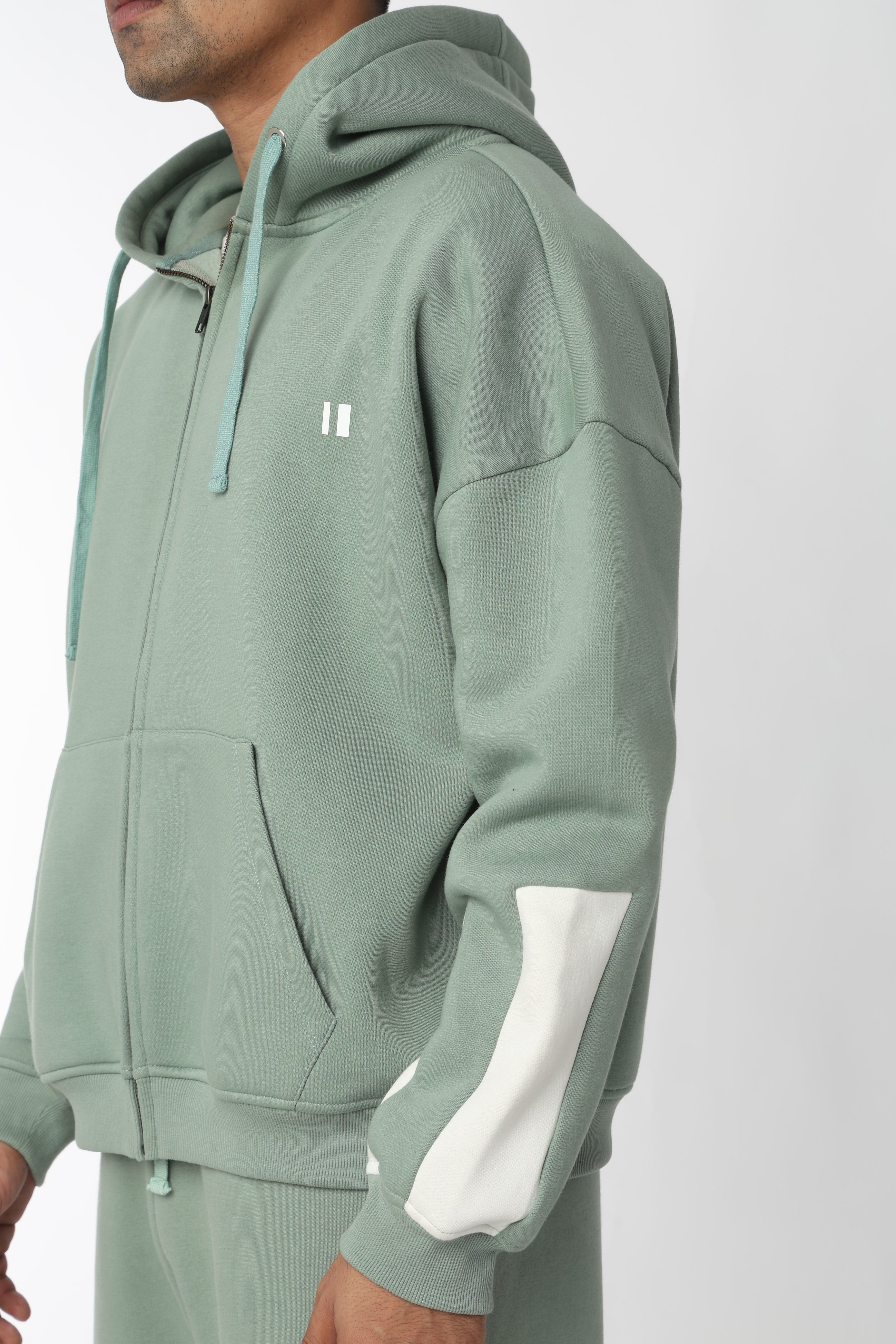 Sea Green Everyday Zipper Hoodie