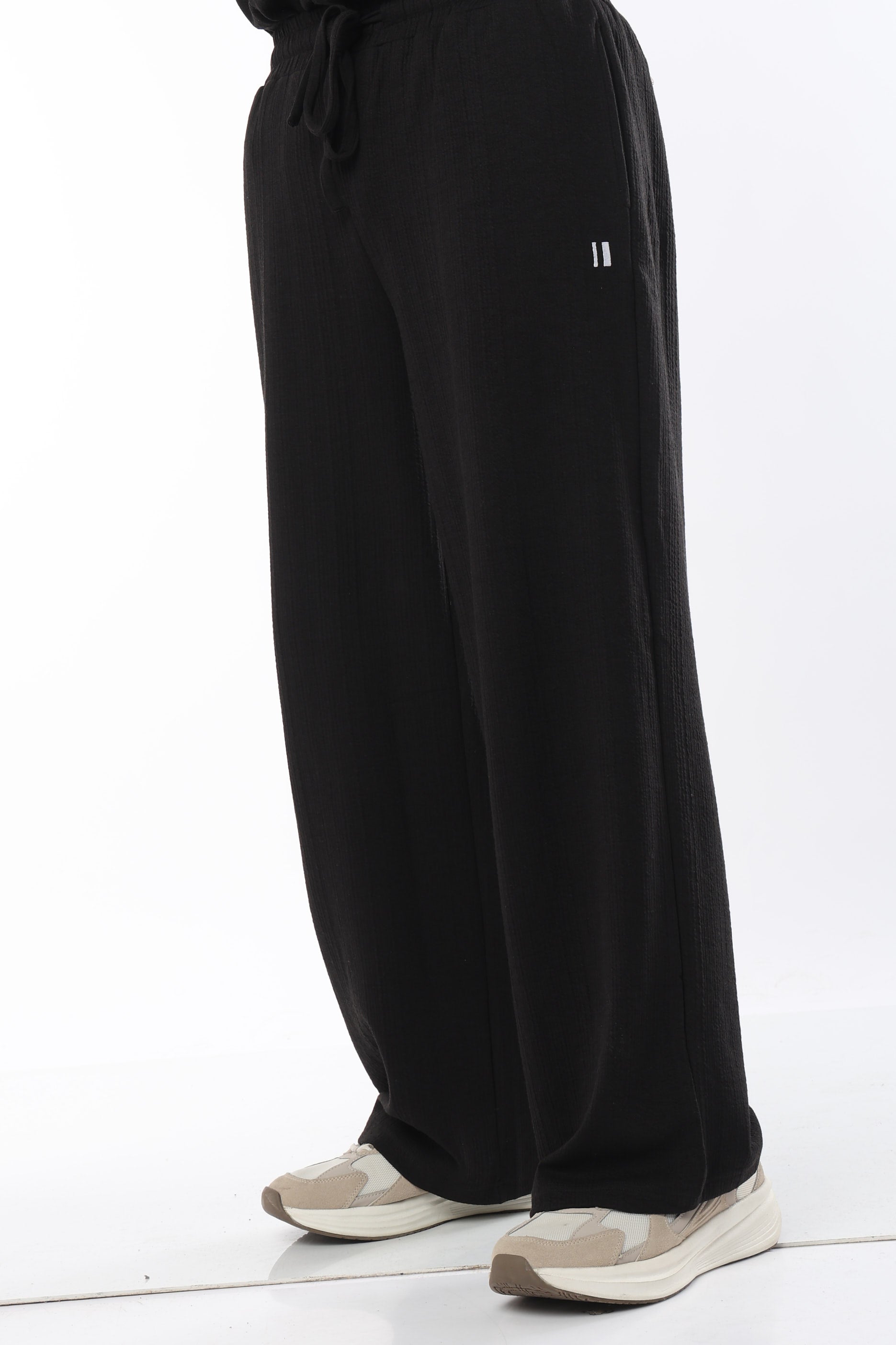 Crossknit Black Pant