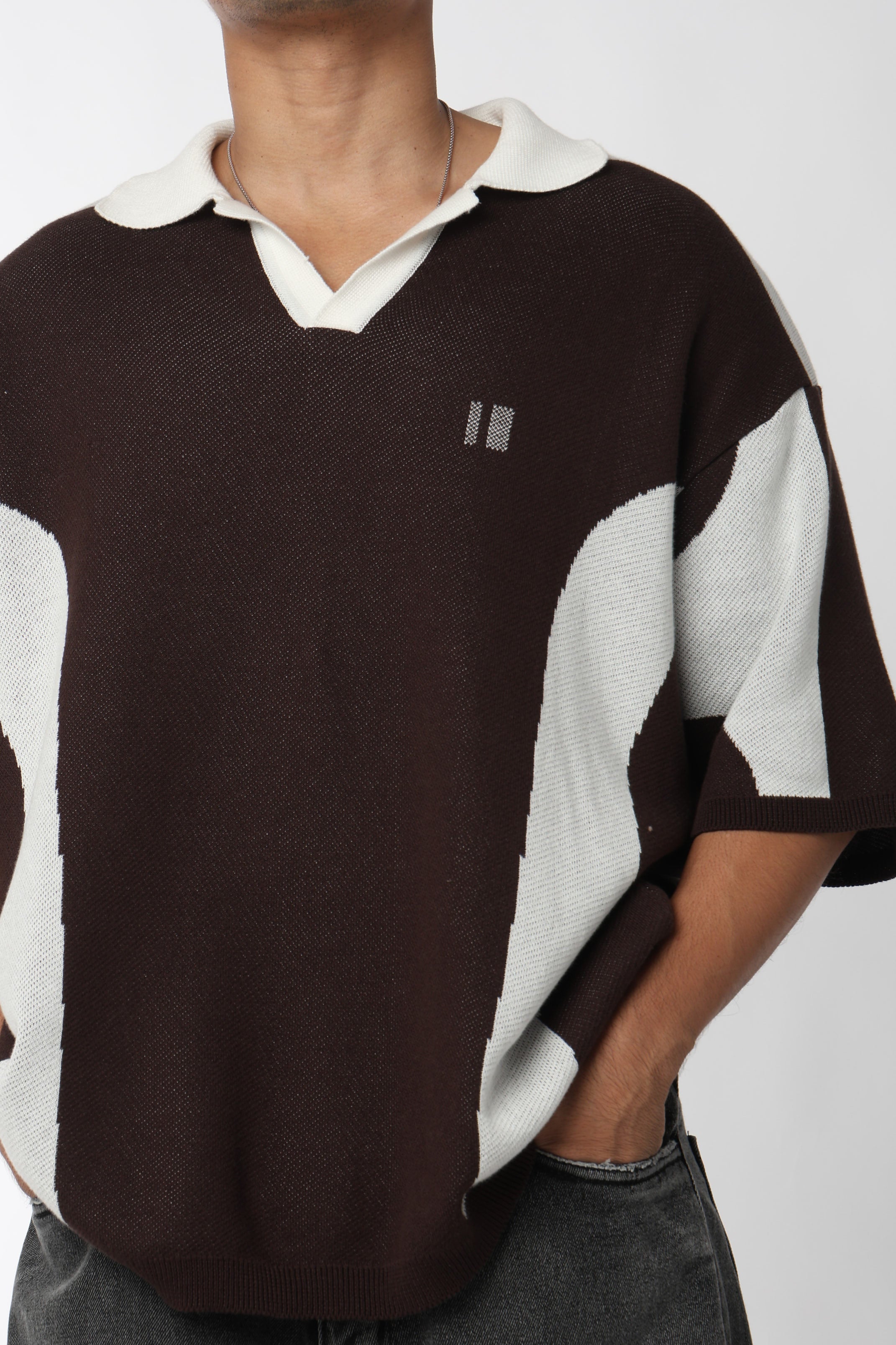 Mocha Knit Polo