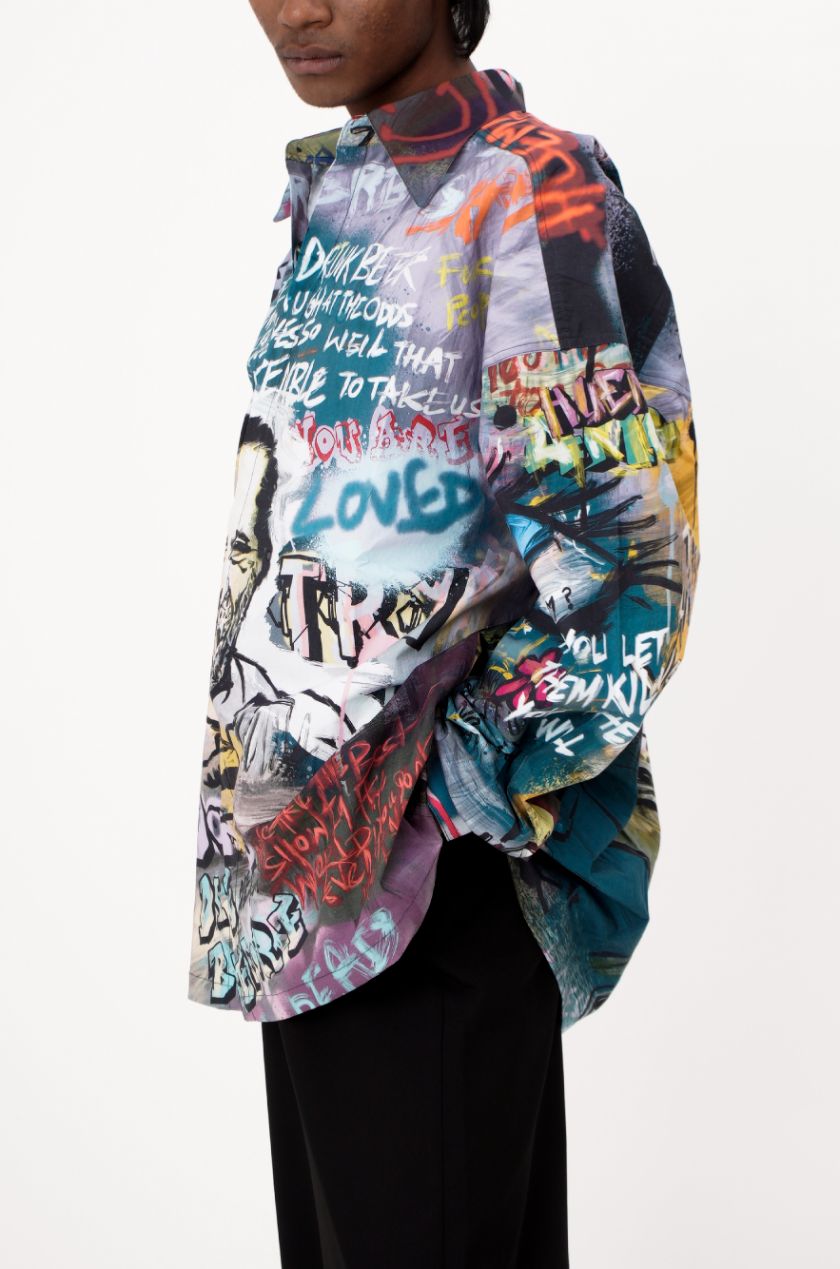 'Huemn City' Graffiti Shirt