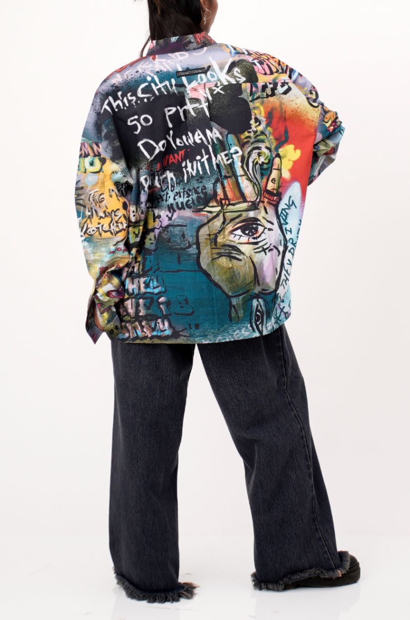 'Huemn City' Graffiti Shirt