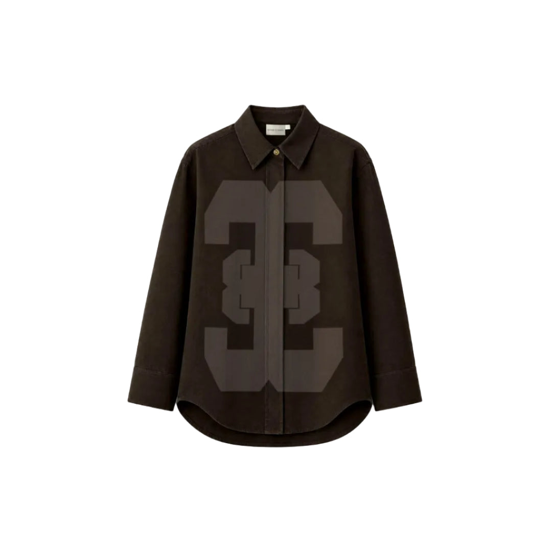 Patch Effect Shirt [Unisex]