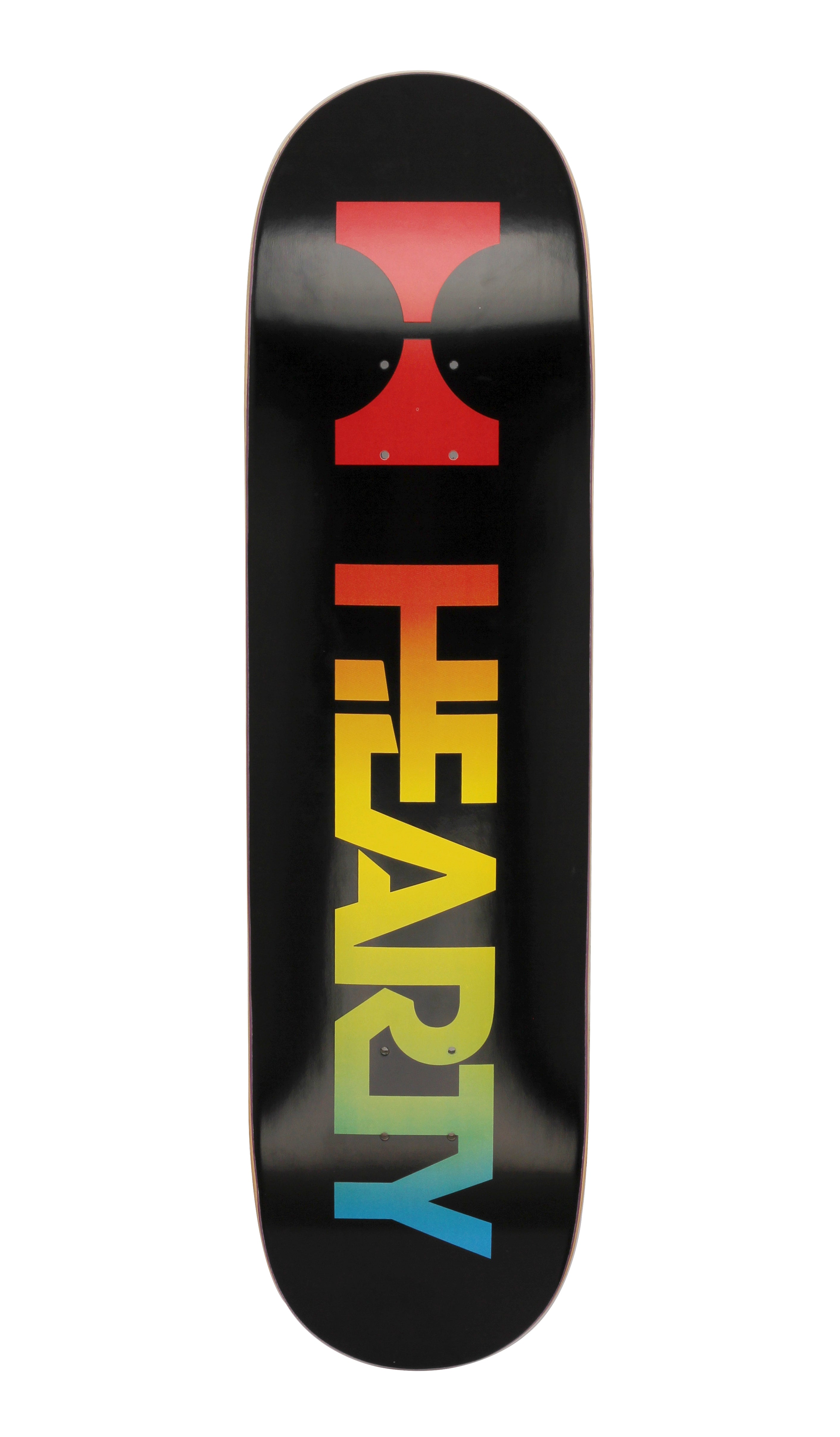 Hearty Skateboard Deck Neon Logo Black - 8.0" & 8,25"- Glow in the Dark Series