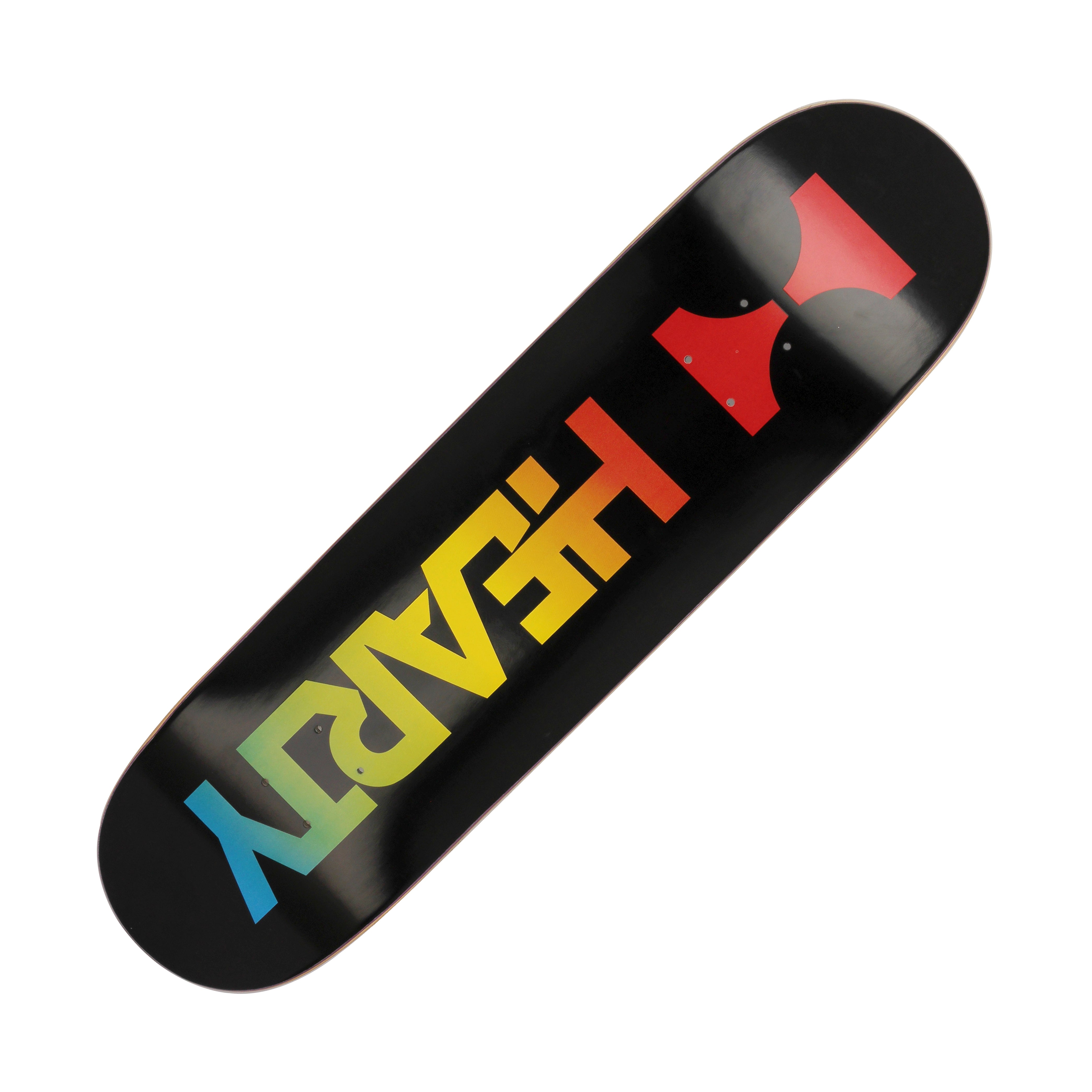 Hearty Skateboard Deck Neon Logo Black - 8.0" & 8,25"- Glow in the Dark Series