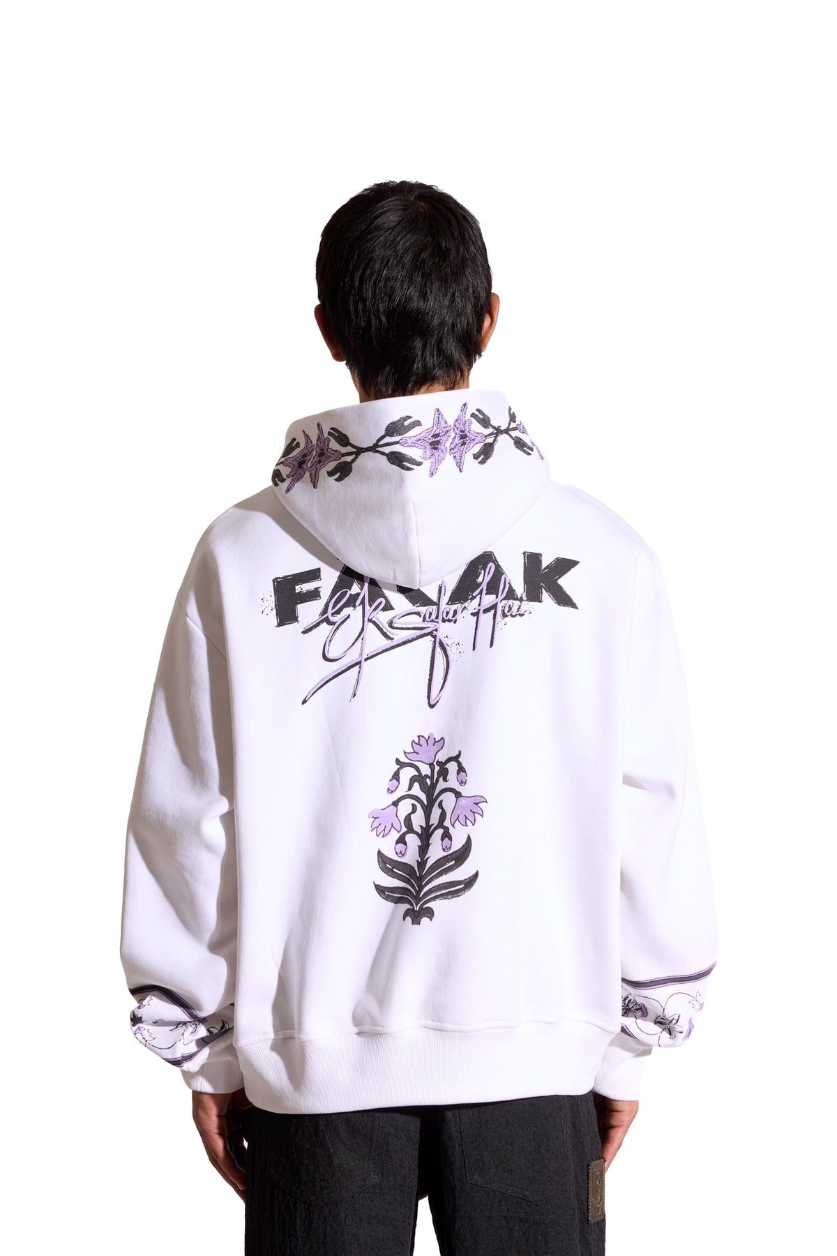 Farak Ek Safar White Hoodie