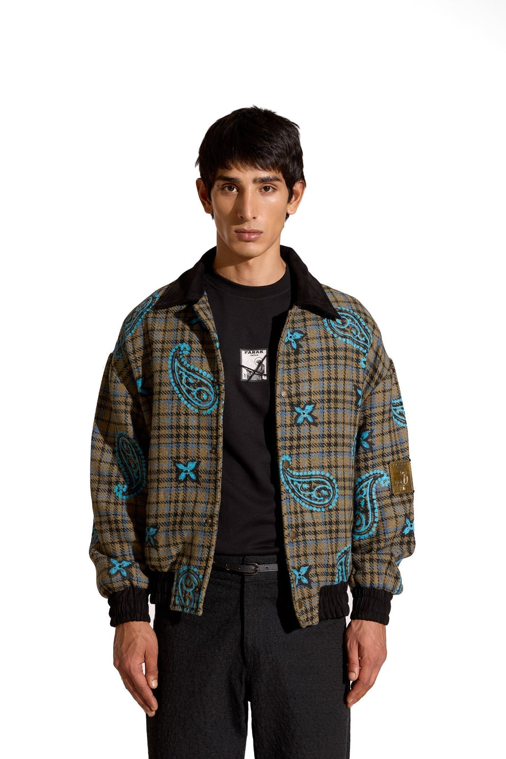 Fragmentation Jacket Tartan Distortion Jacket