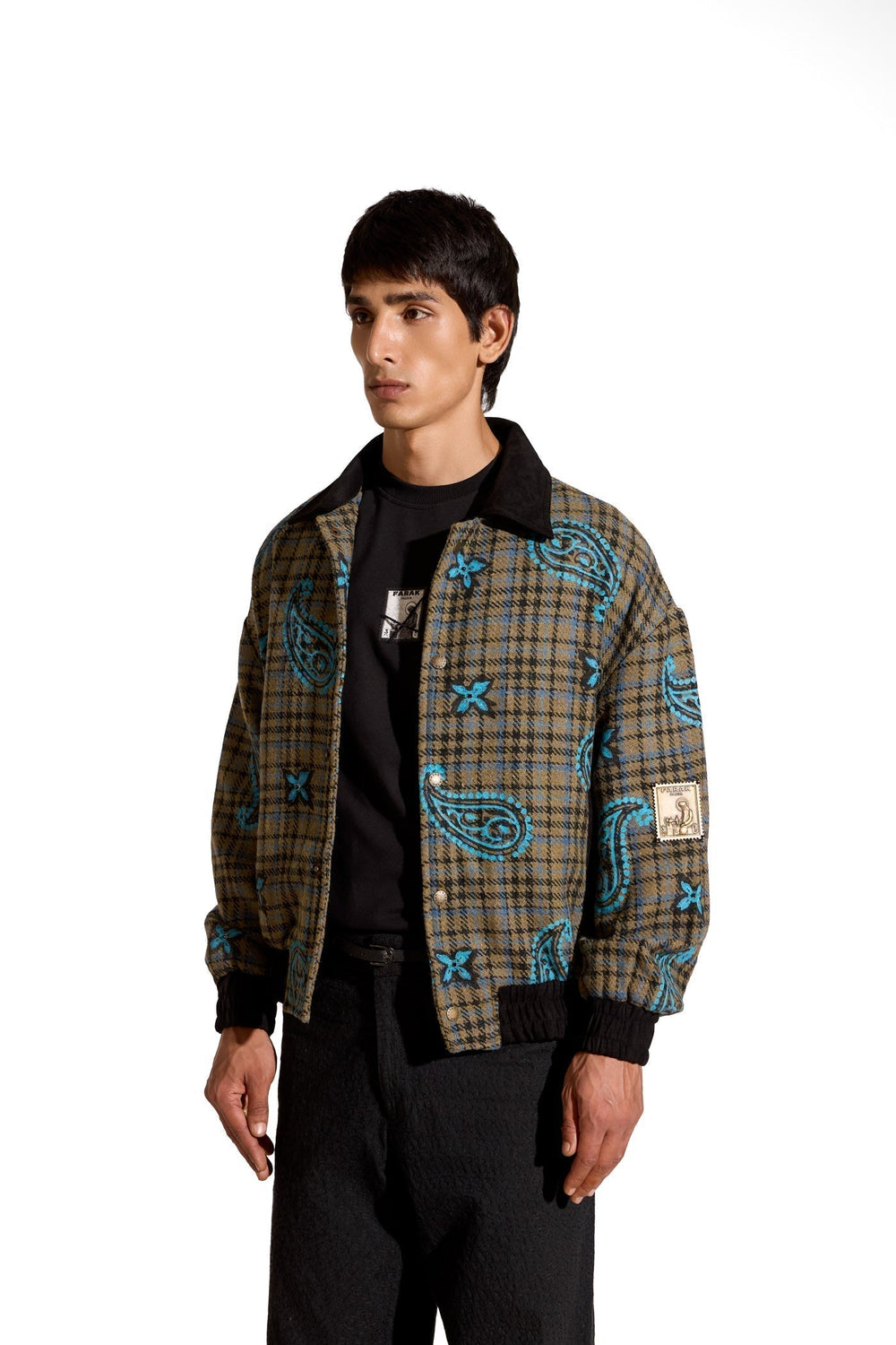 Fragmentation Jacket Tartan Distortion Jacket