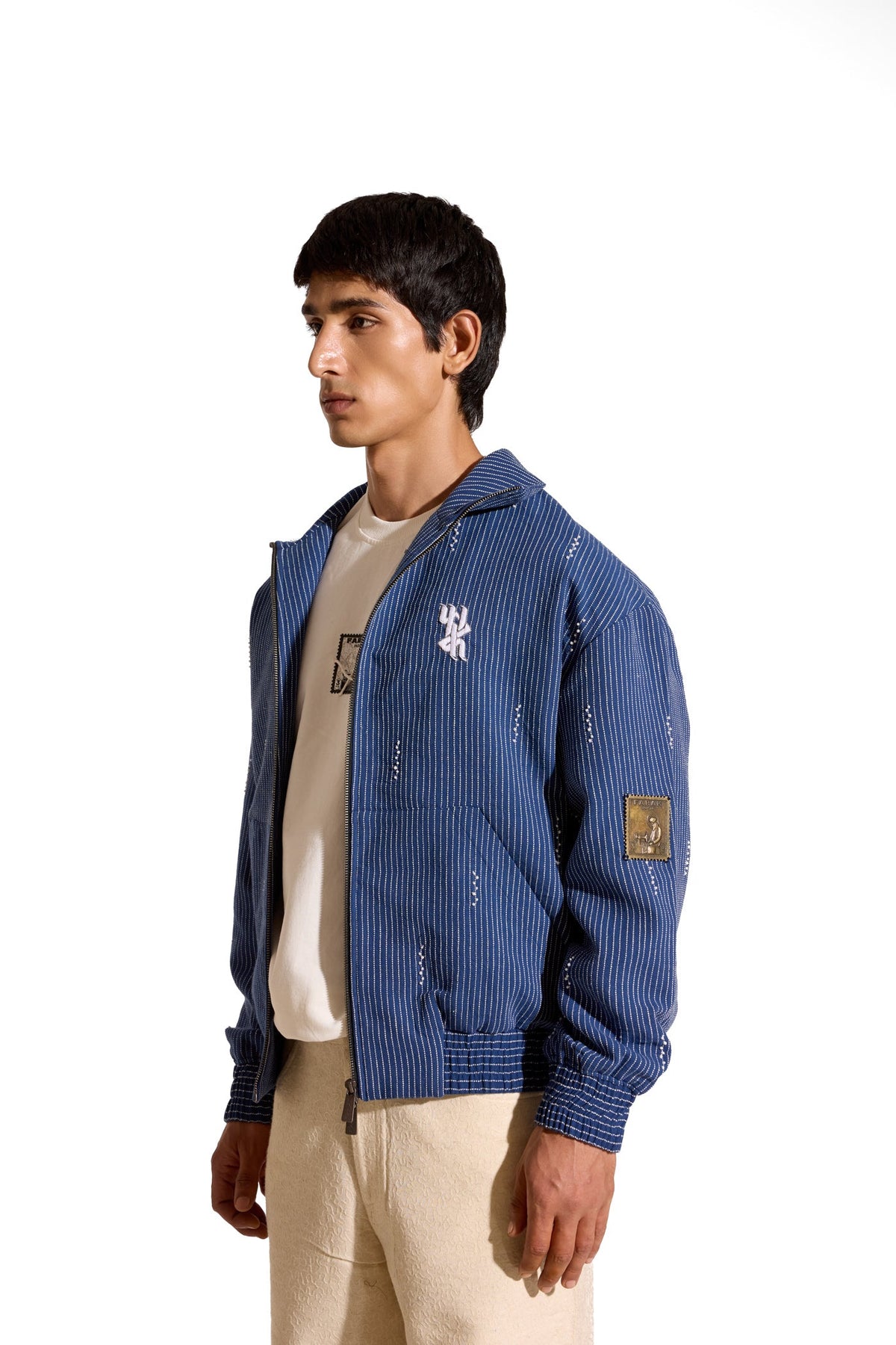 Kantha Stripe Jacket